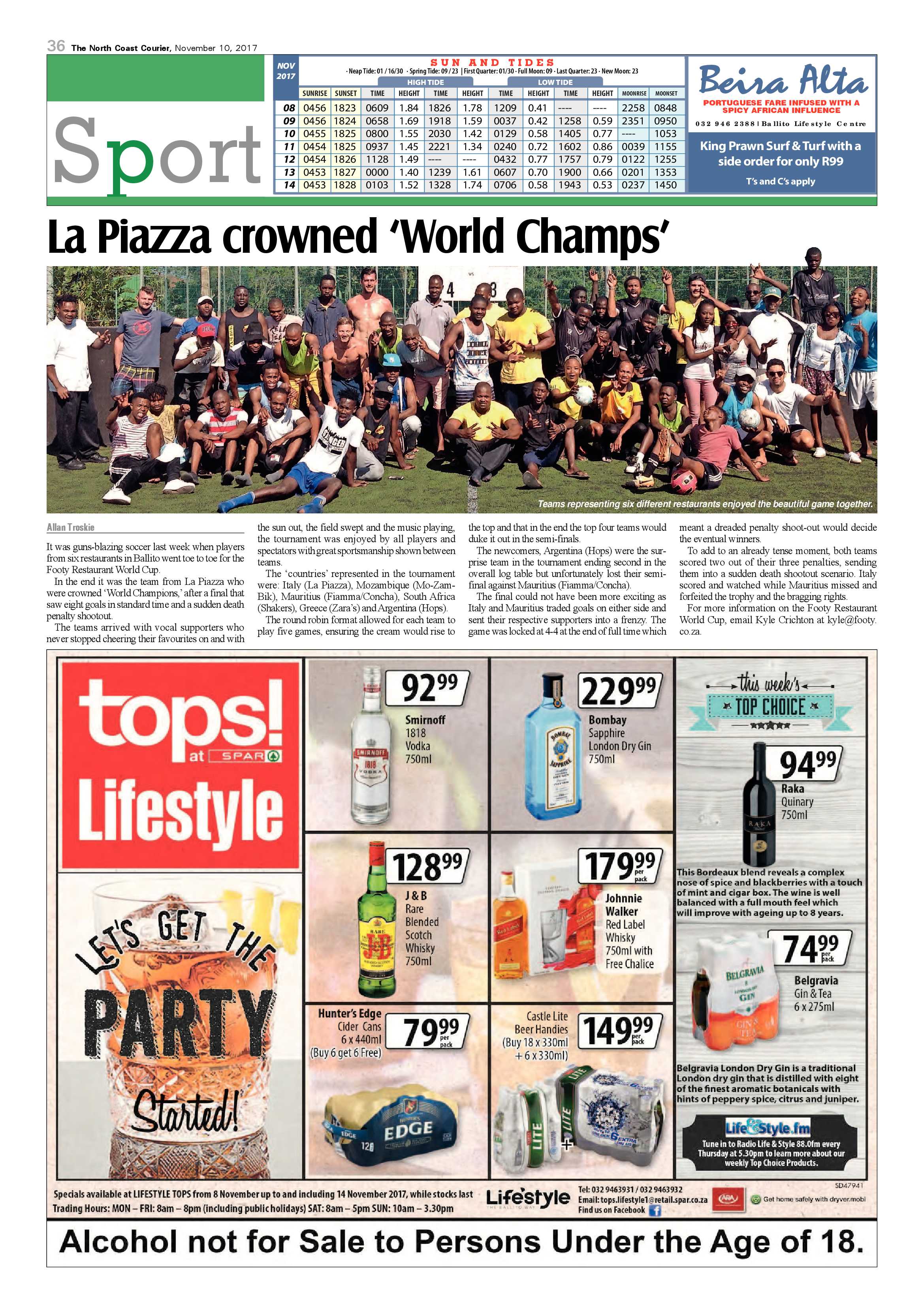 The North Coast Courier – 10 November 2017 page 36