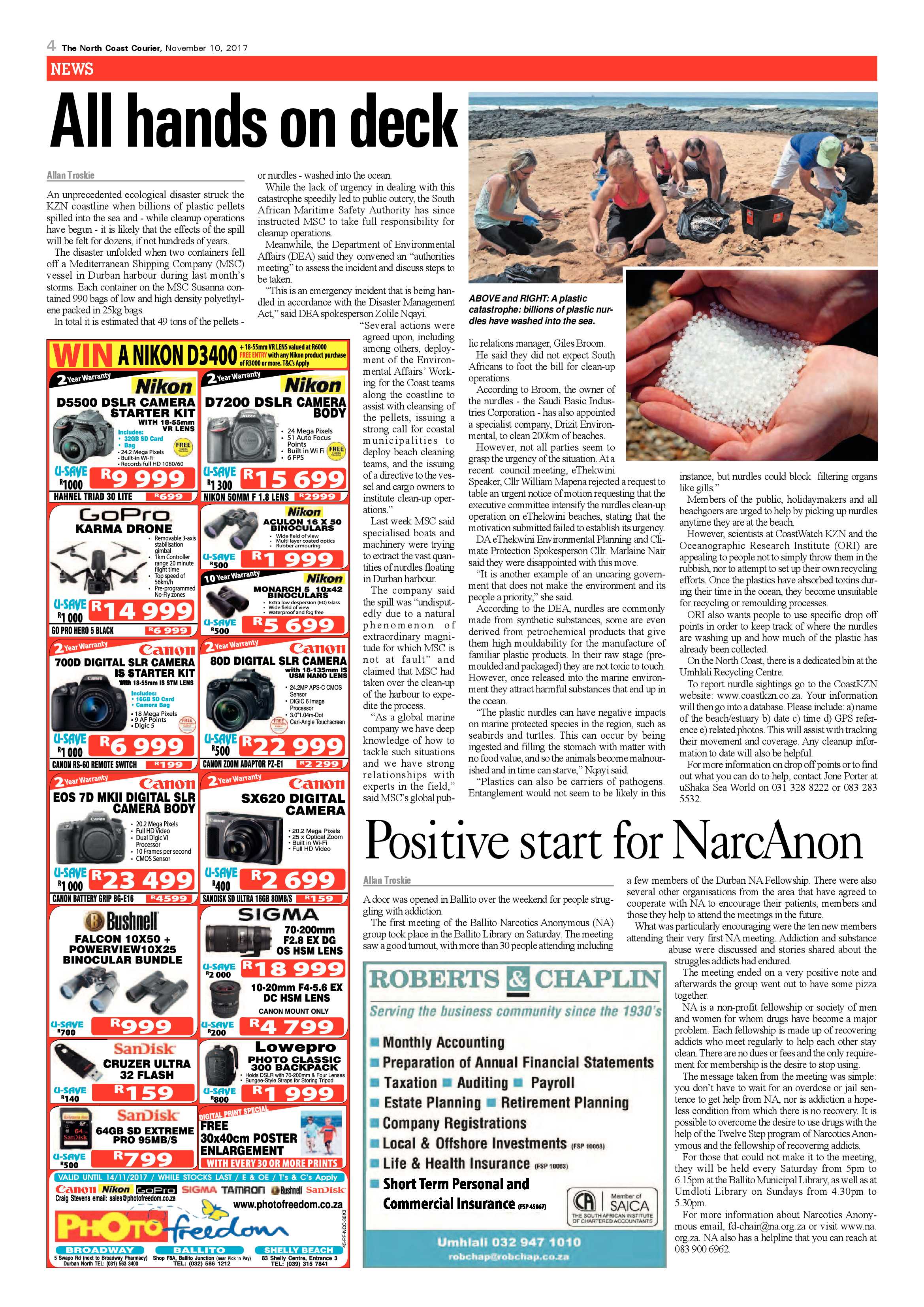 The North Coast Courier – 10 November 2017 page 4