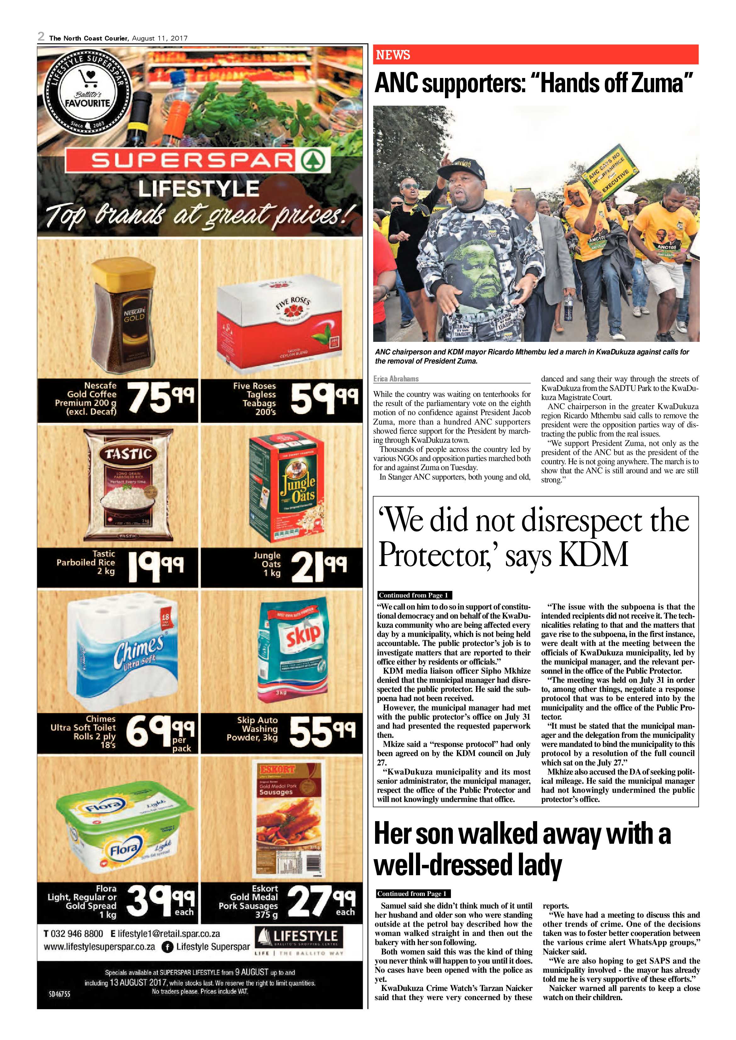 The North Coast Courier – 11 August 2017 page 2