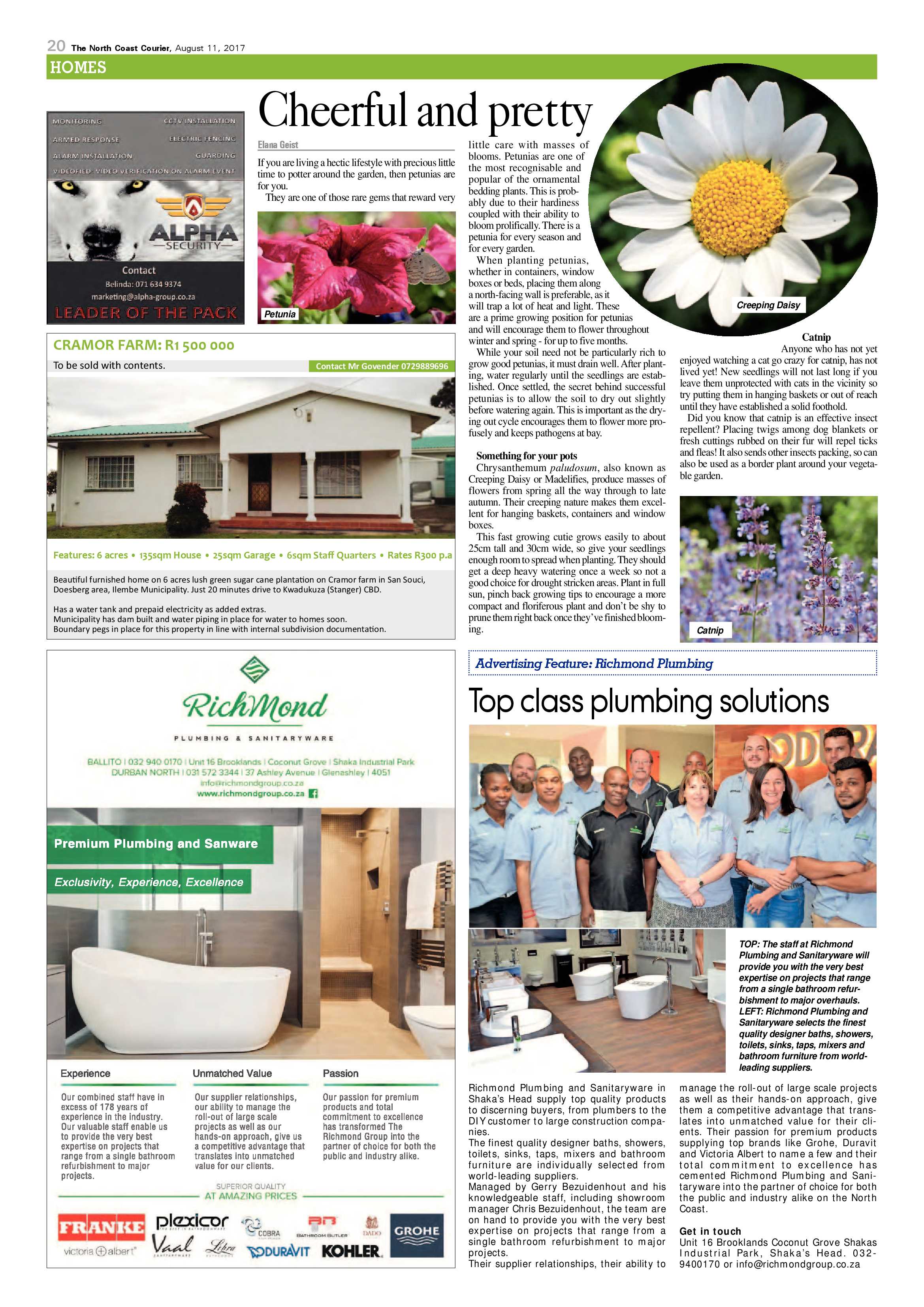 The North Coast Courier – 11 August 2017 page 20