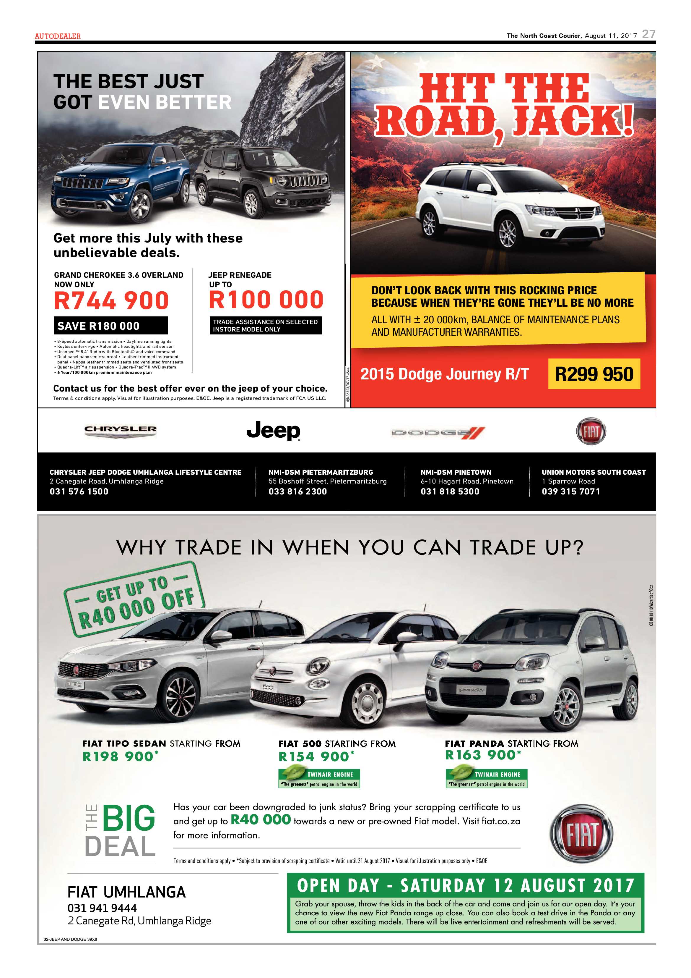 The North Coast Courier – 11 August 2017 page 27