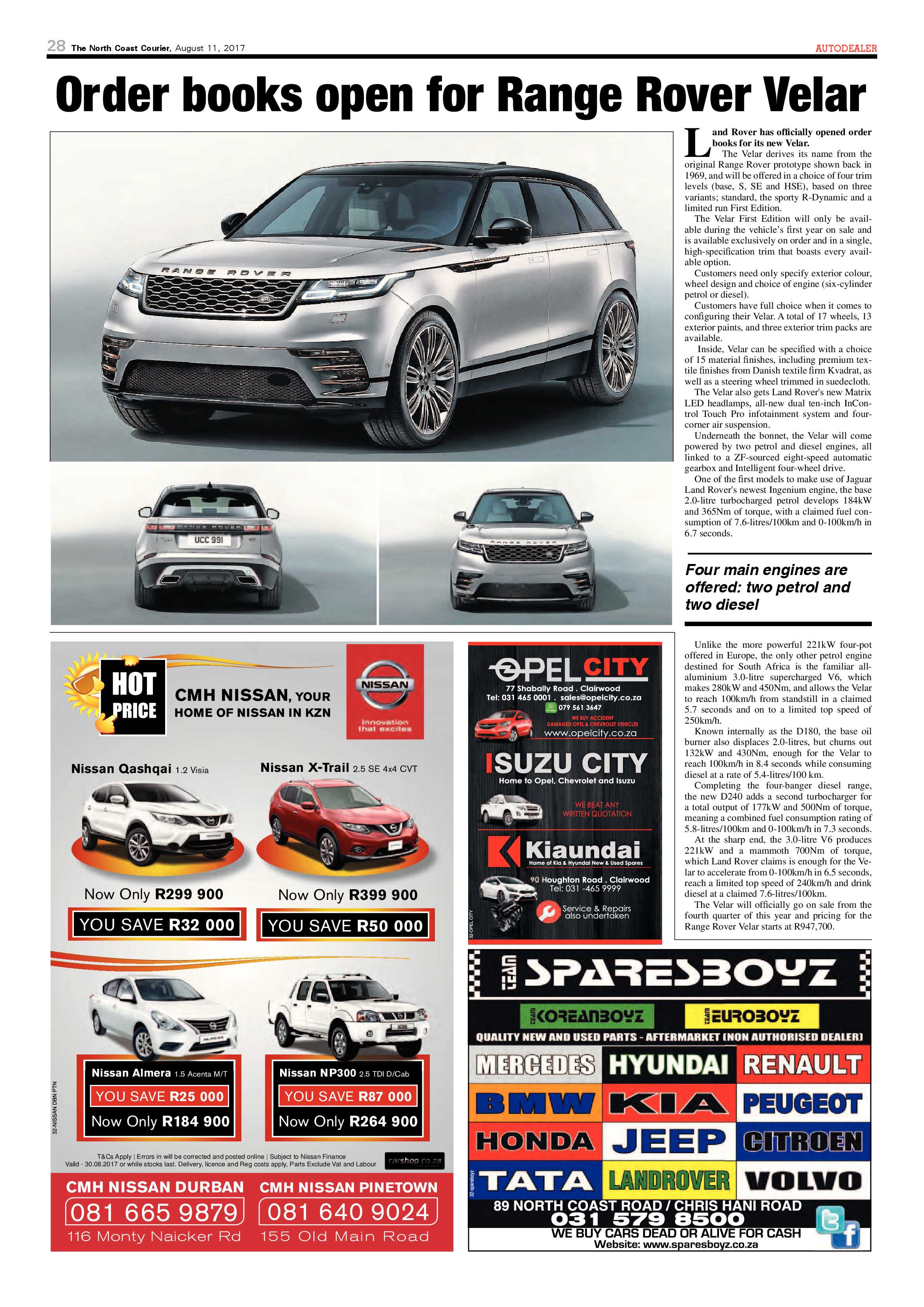 The North Coast Courier – 11 August 2017 page 28