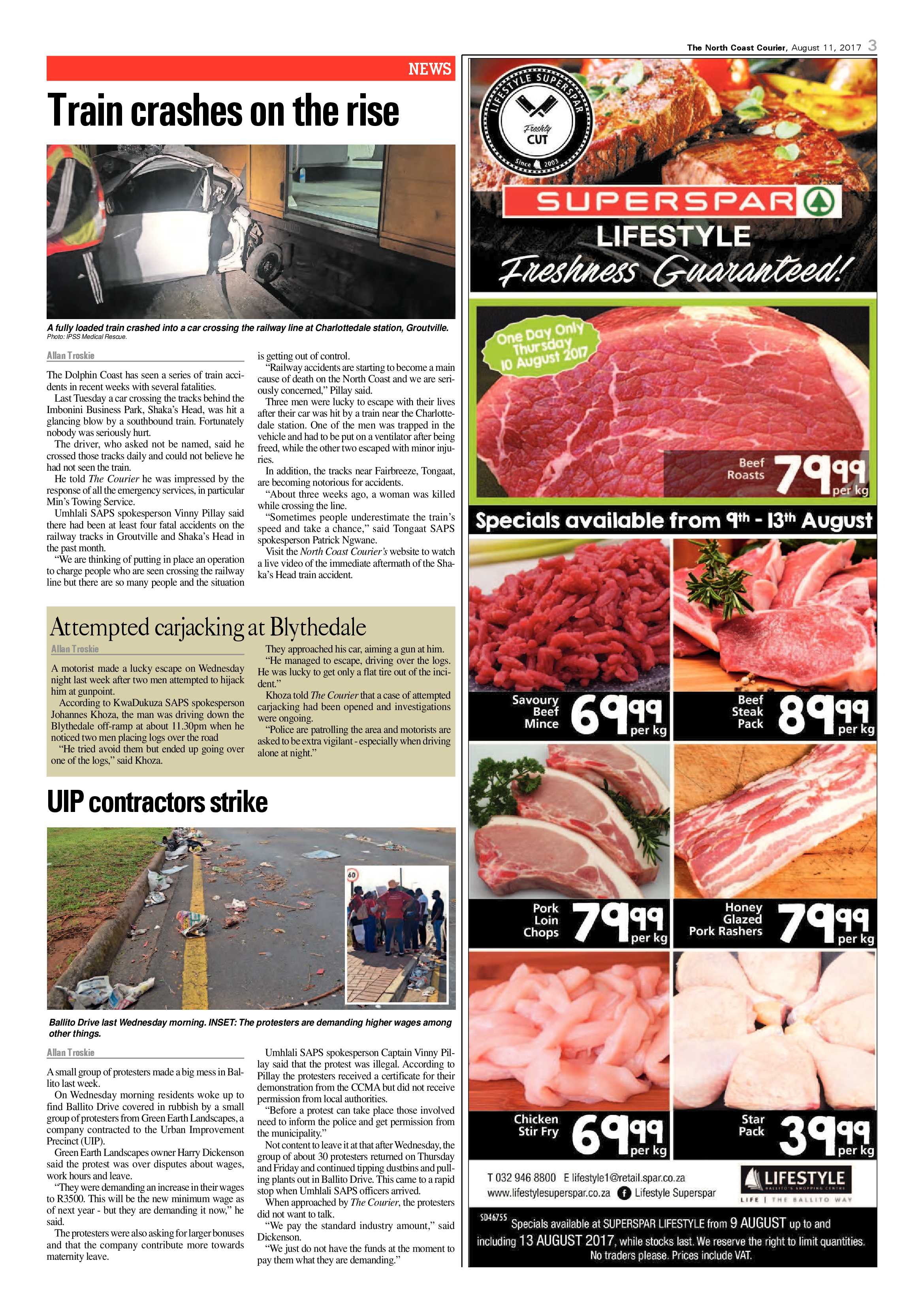 The North Coast Courier – 11 August 2017 page 3