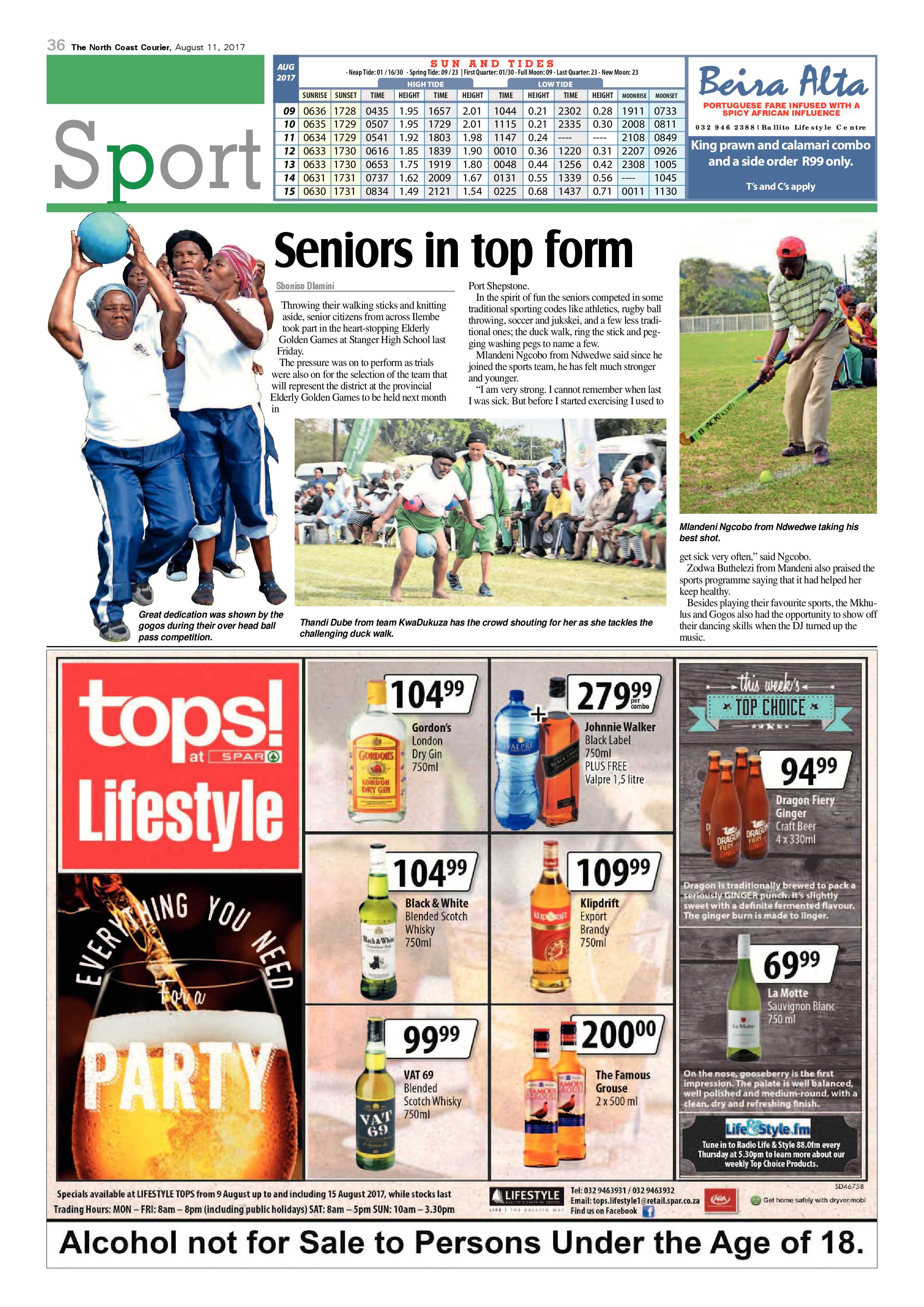 The North Coast Courier – 11 August 2017 page 36