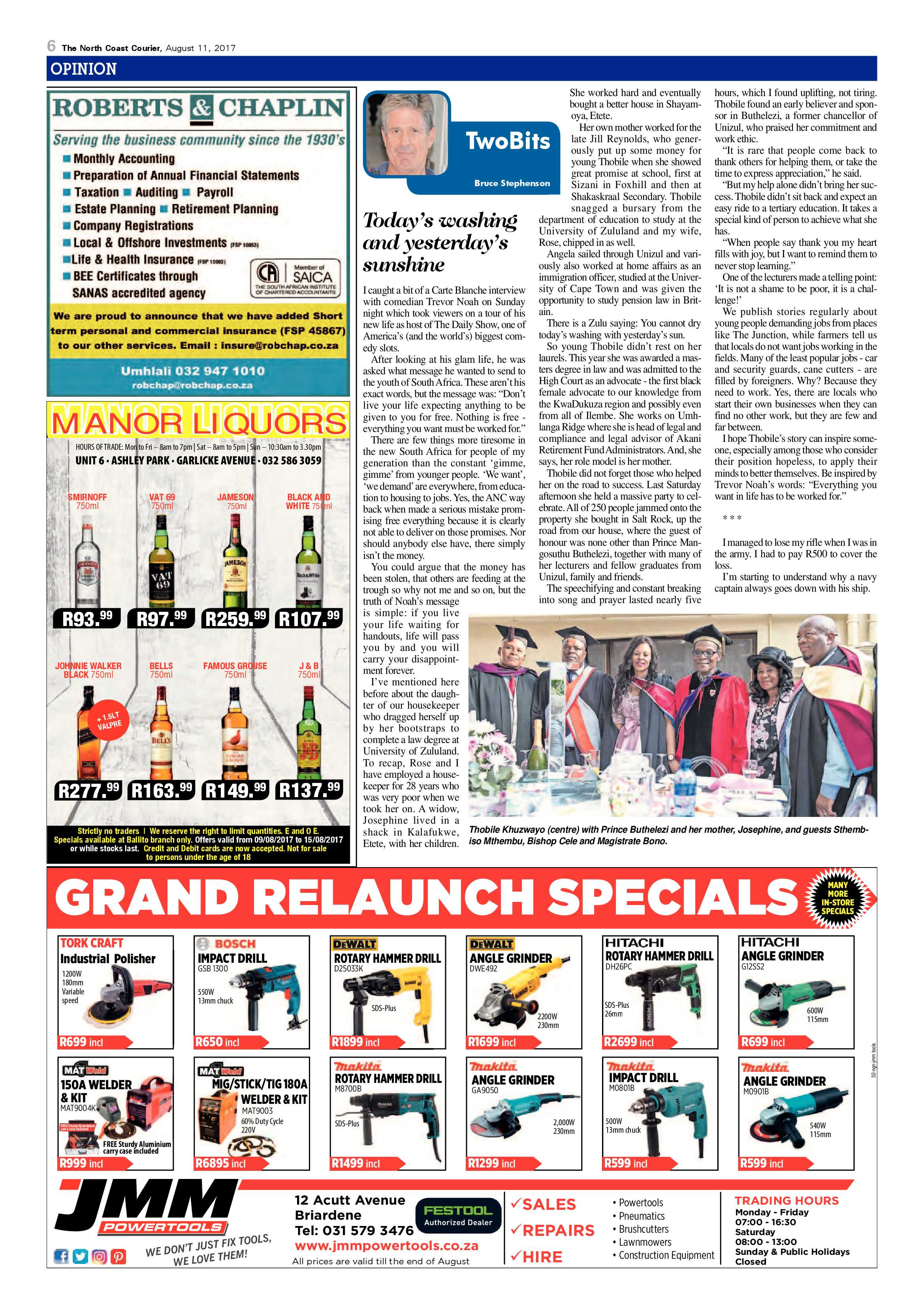 The North Coast Courier – 11 August 2017 page 6