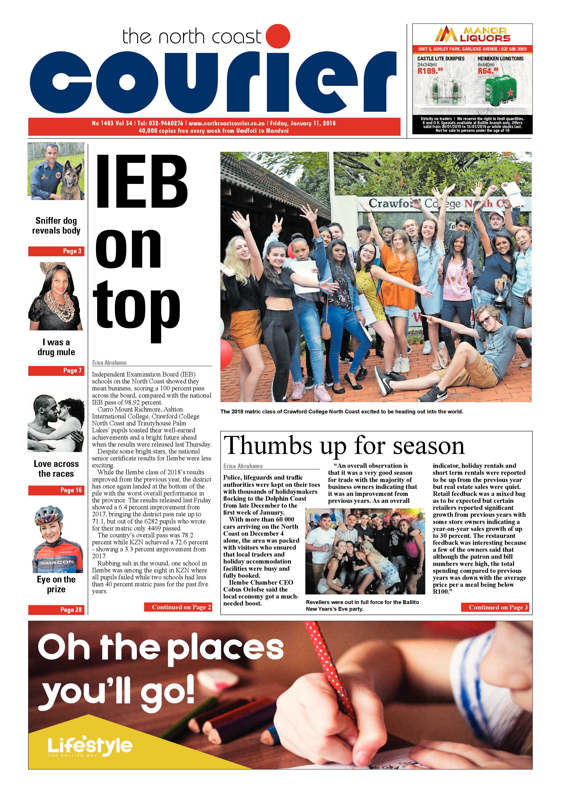 The North Coast Courier – 11 January 2019 page 1