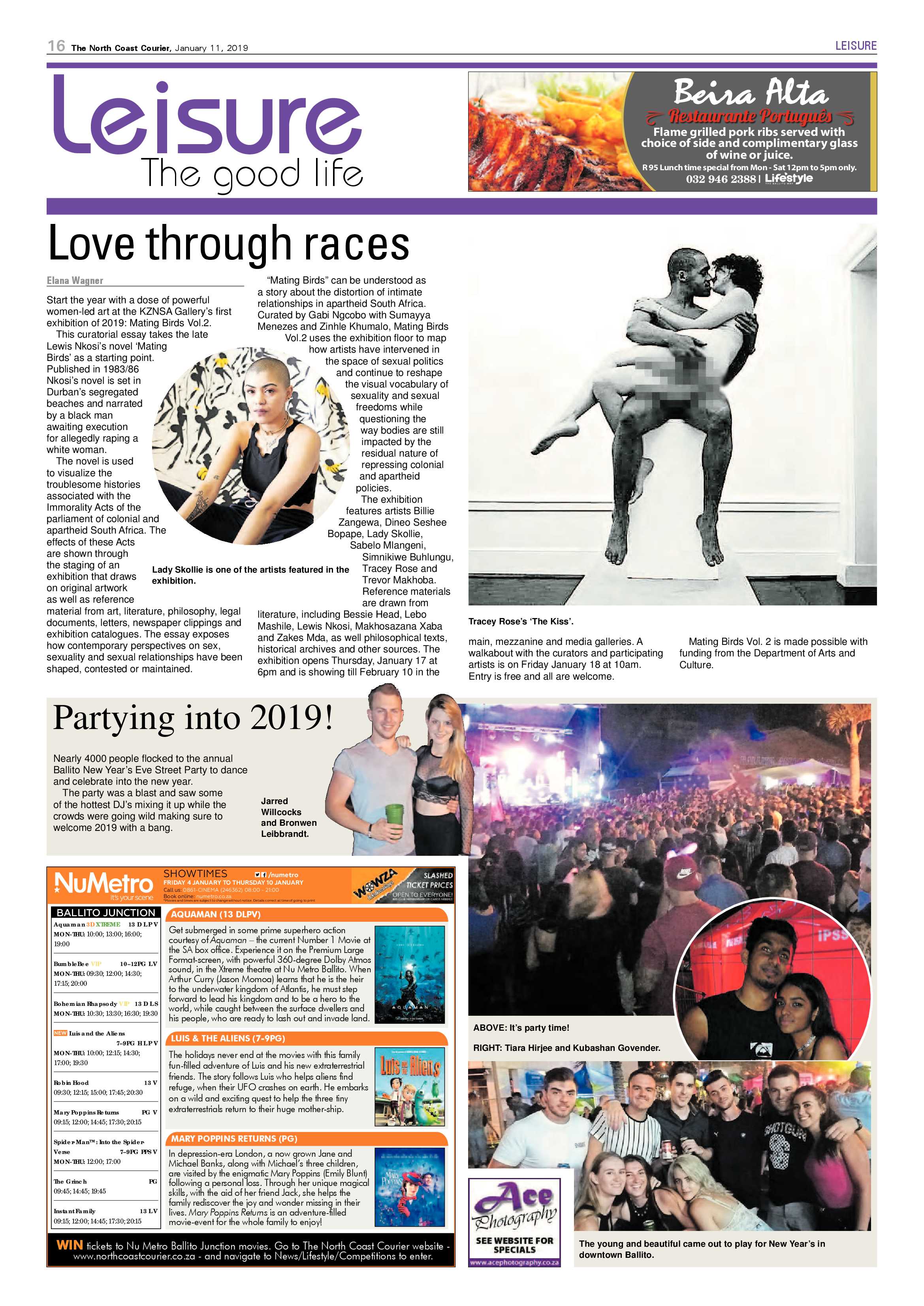 The North Coast Courier – 11 January 2019 page 16