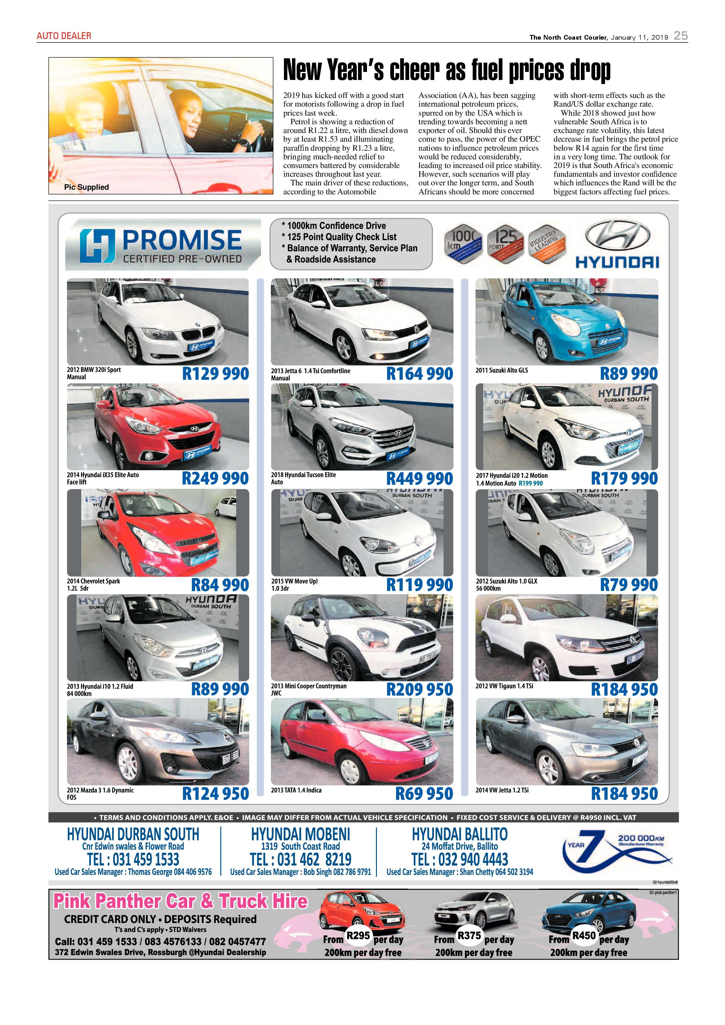 The North Coast Courier – 11 January 2019 page 25