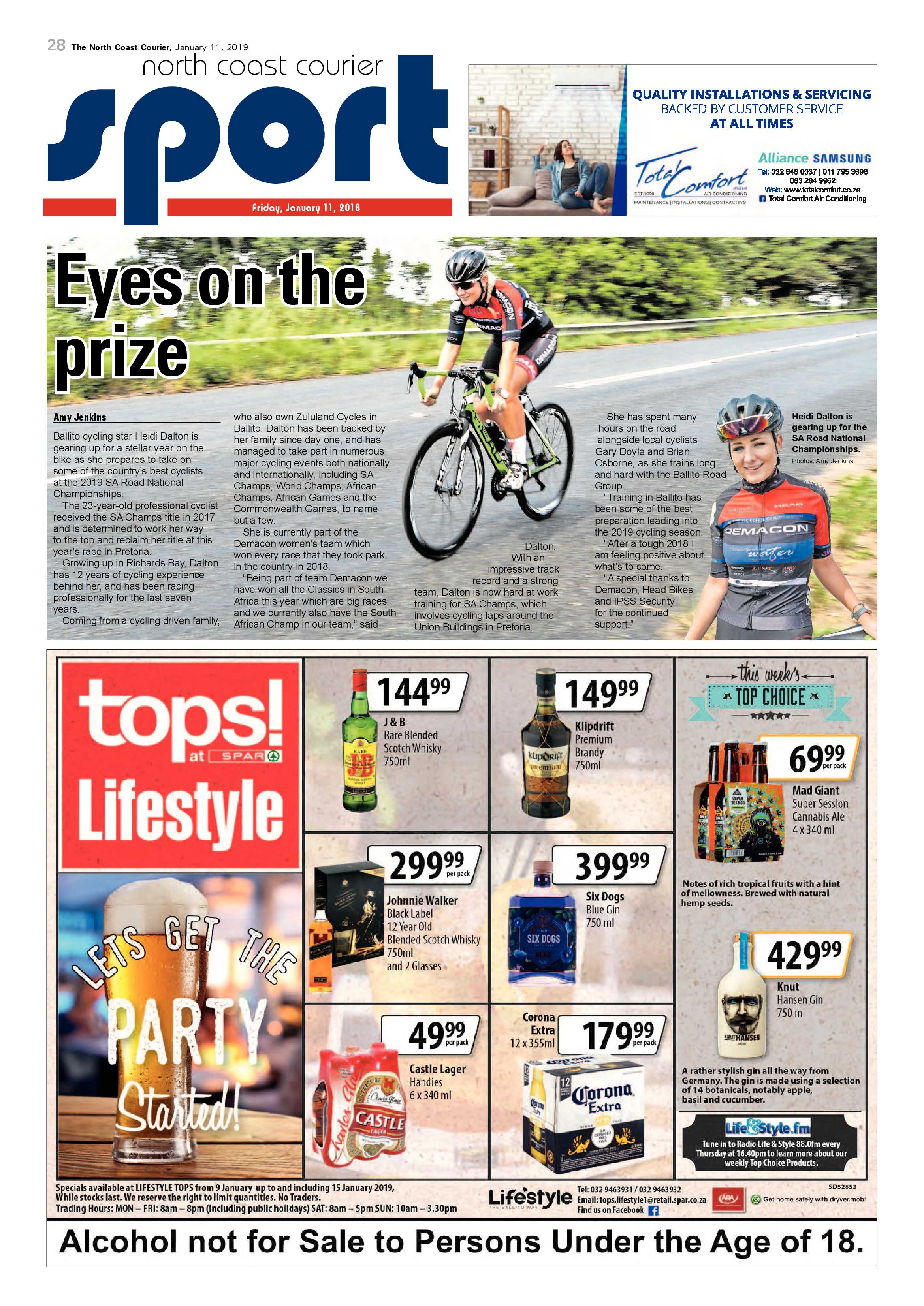 The North Coast Courier – 11 January 2019 page 28