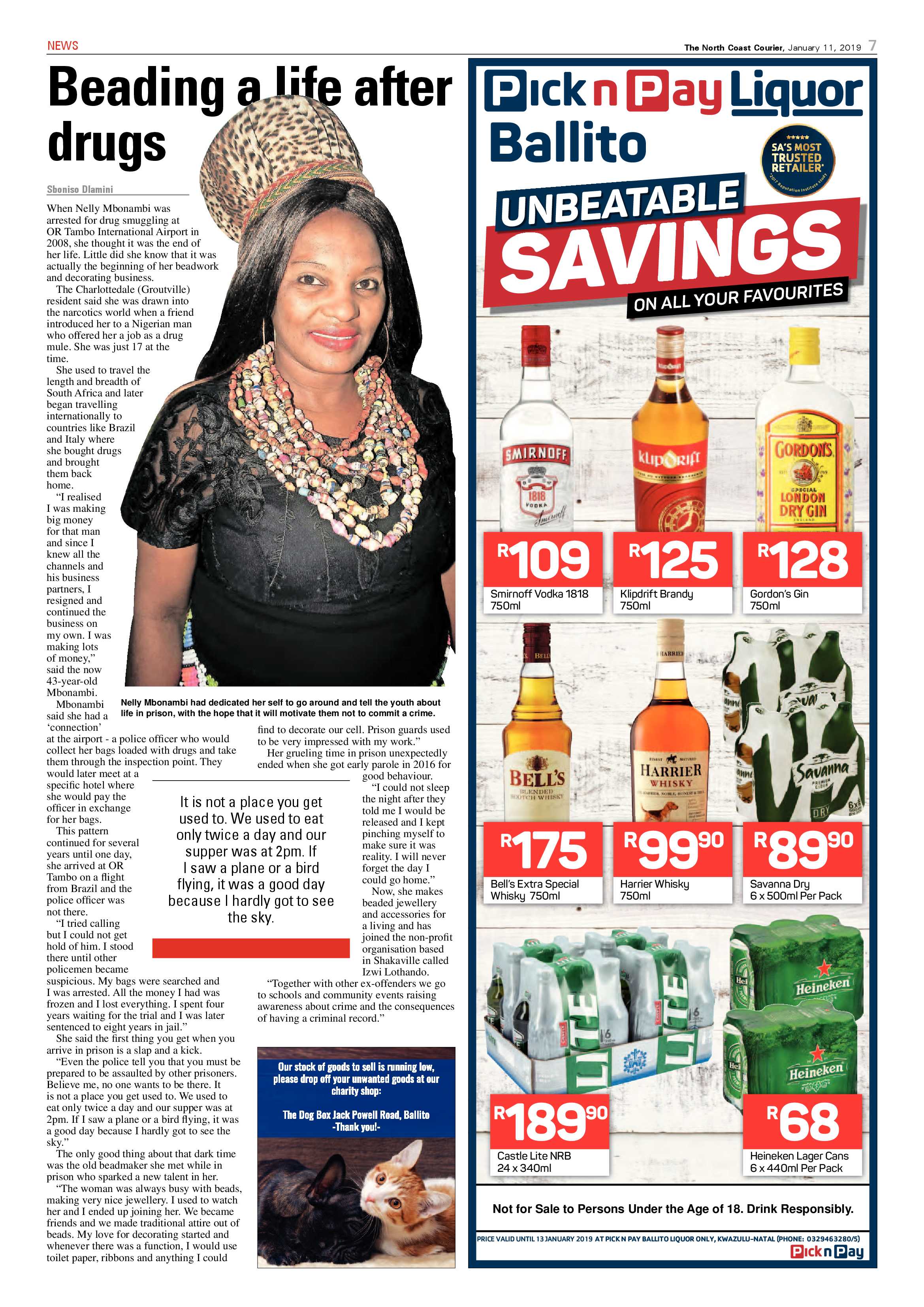 The North Coast Courier – 11 January 2019 page 7