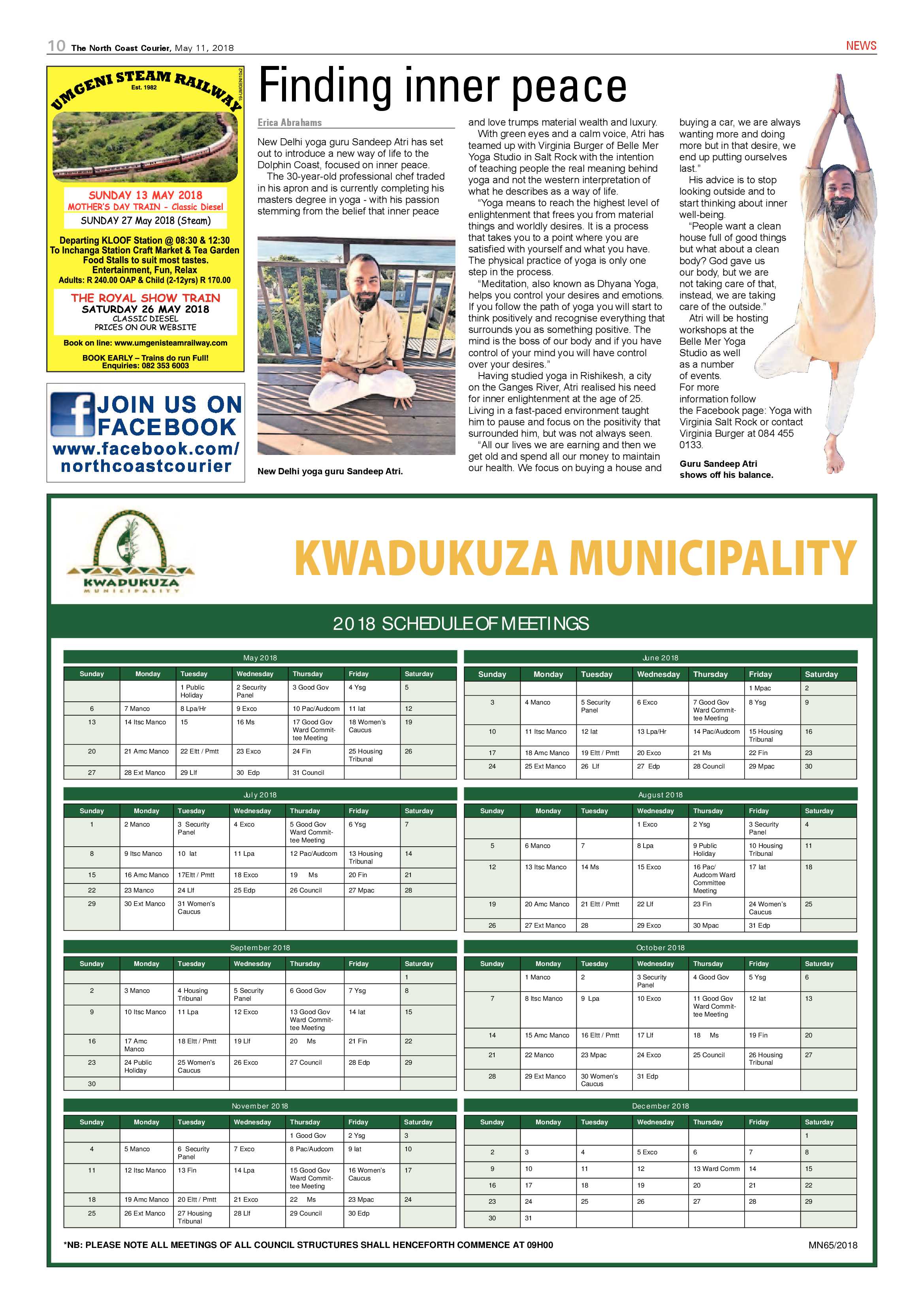 The North Coast Courier – 11 May 2018 page 10