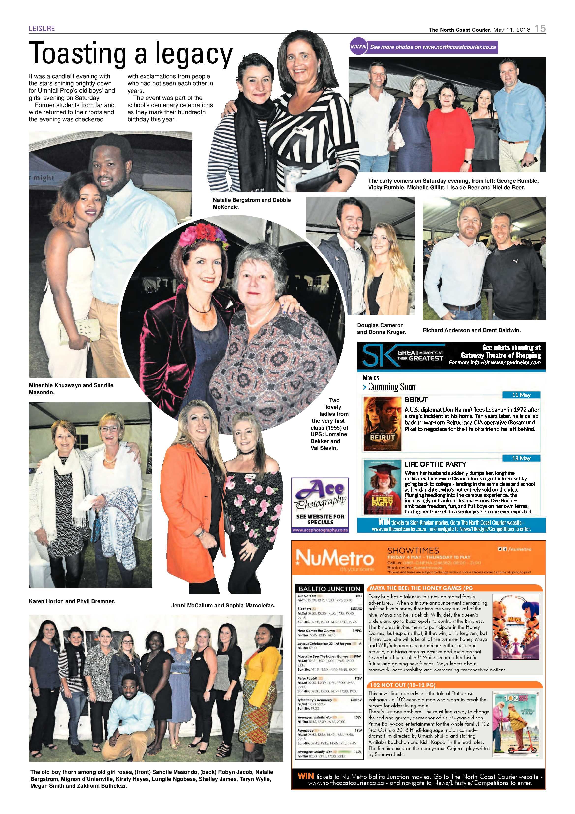 The North Coast Courier – 11 May 2018 page 15