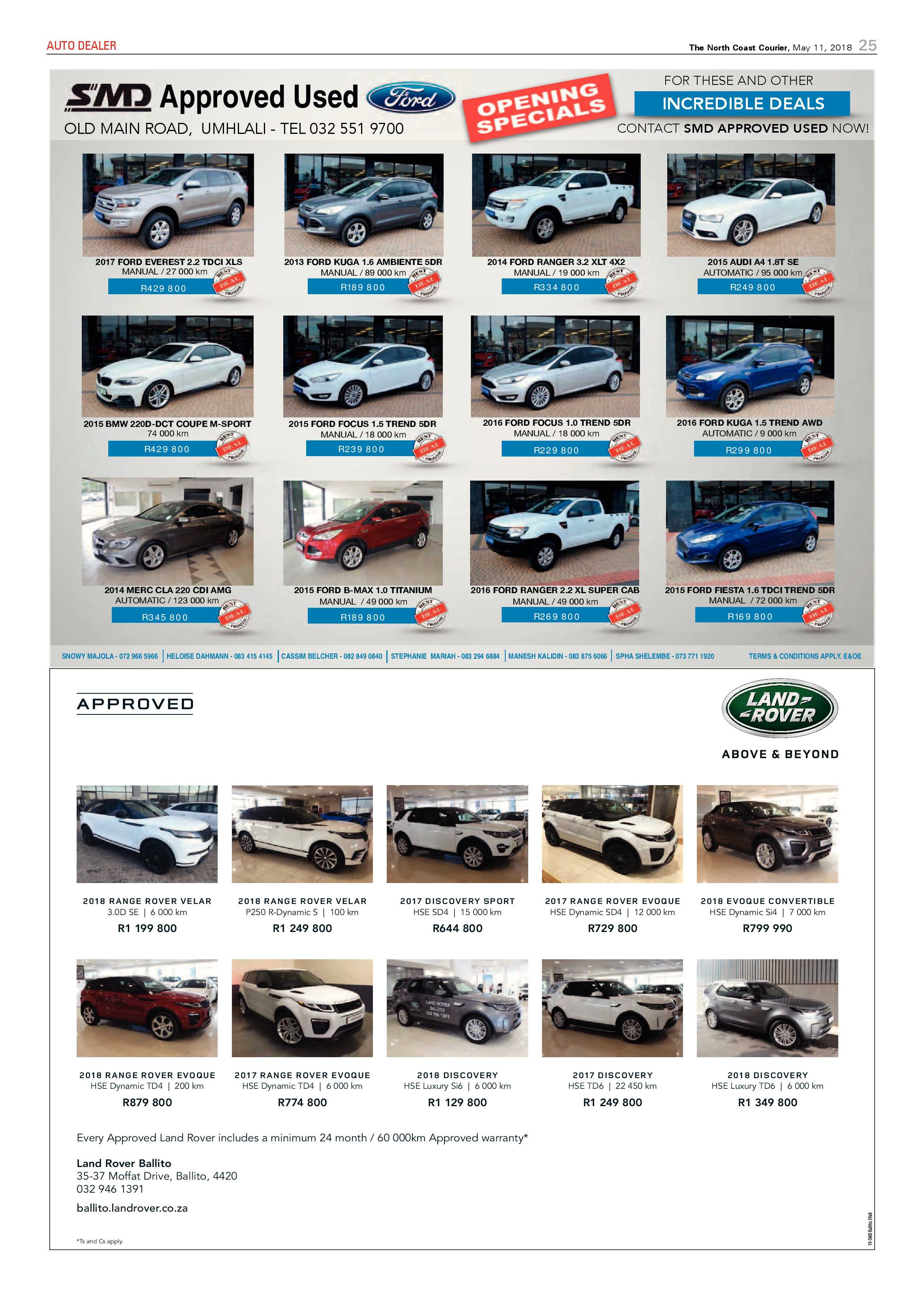 The North Coast Courier – 11 May 2018 page 25