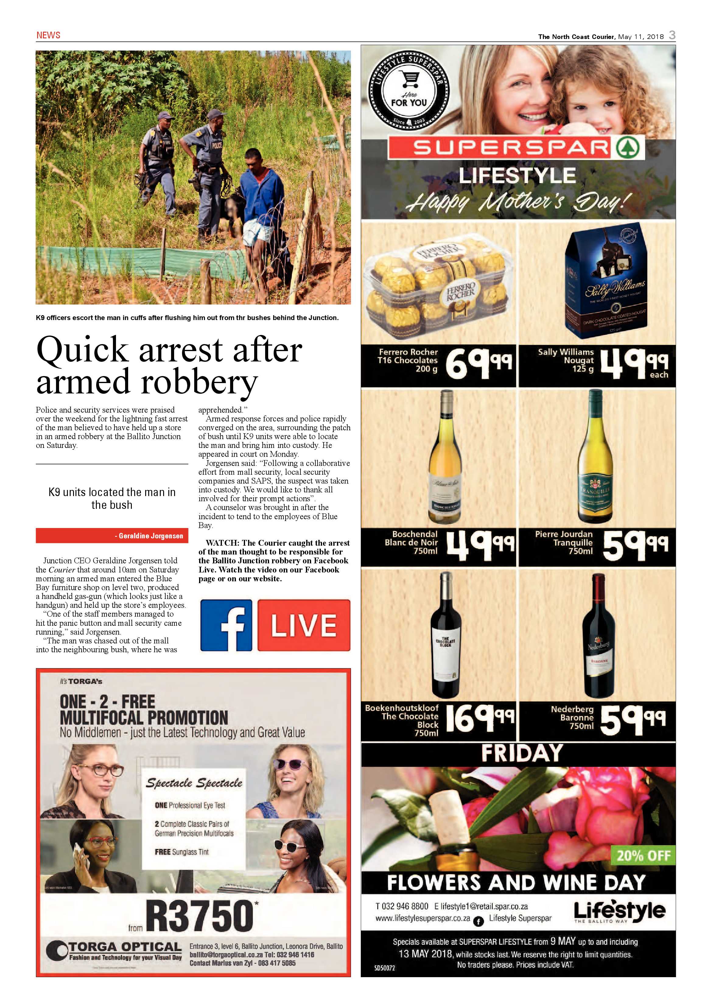 The North Coast Courier – 11 May 2018 page 3
