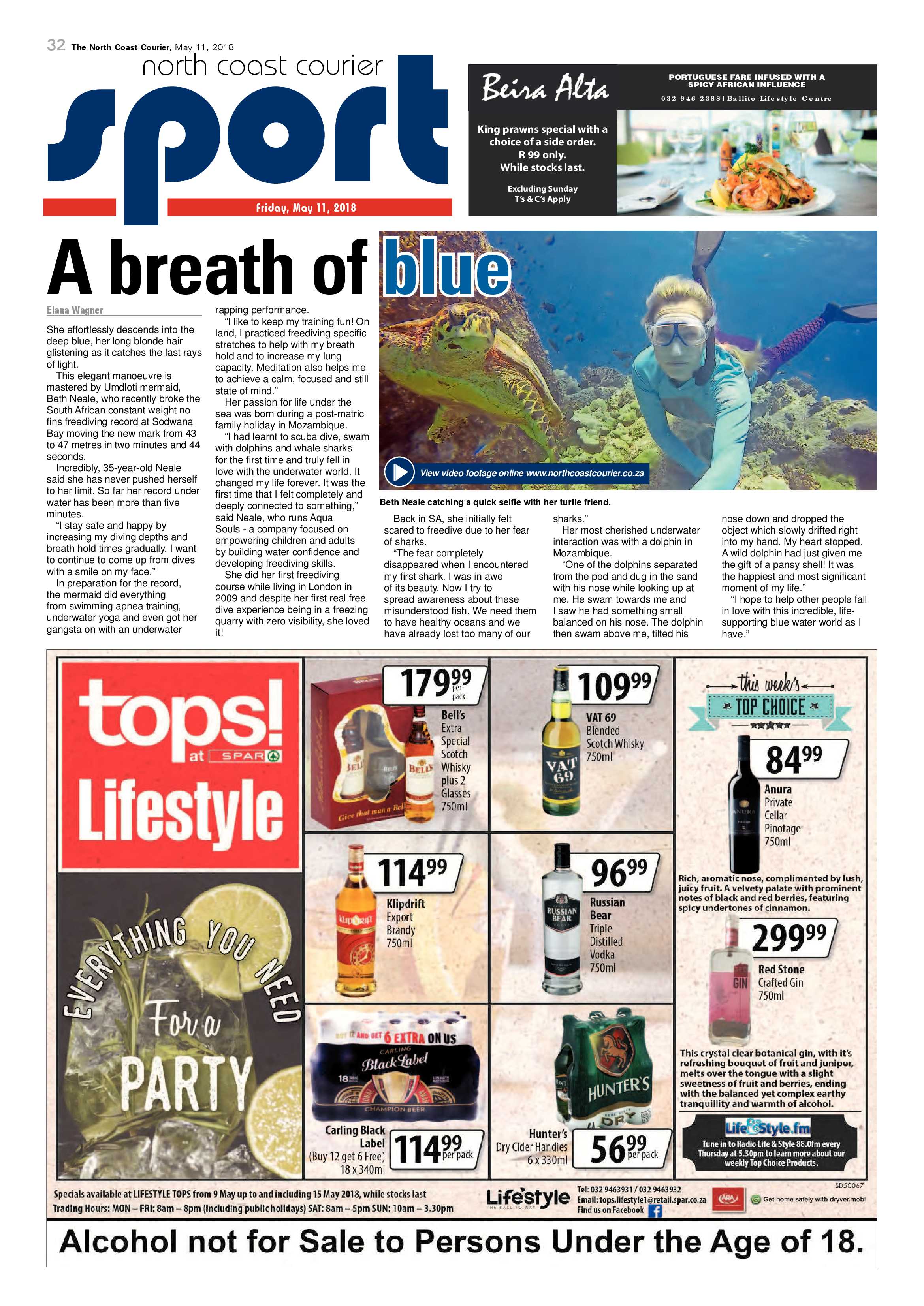 The North Coast Courier – 11 May 2018 page 32