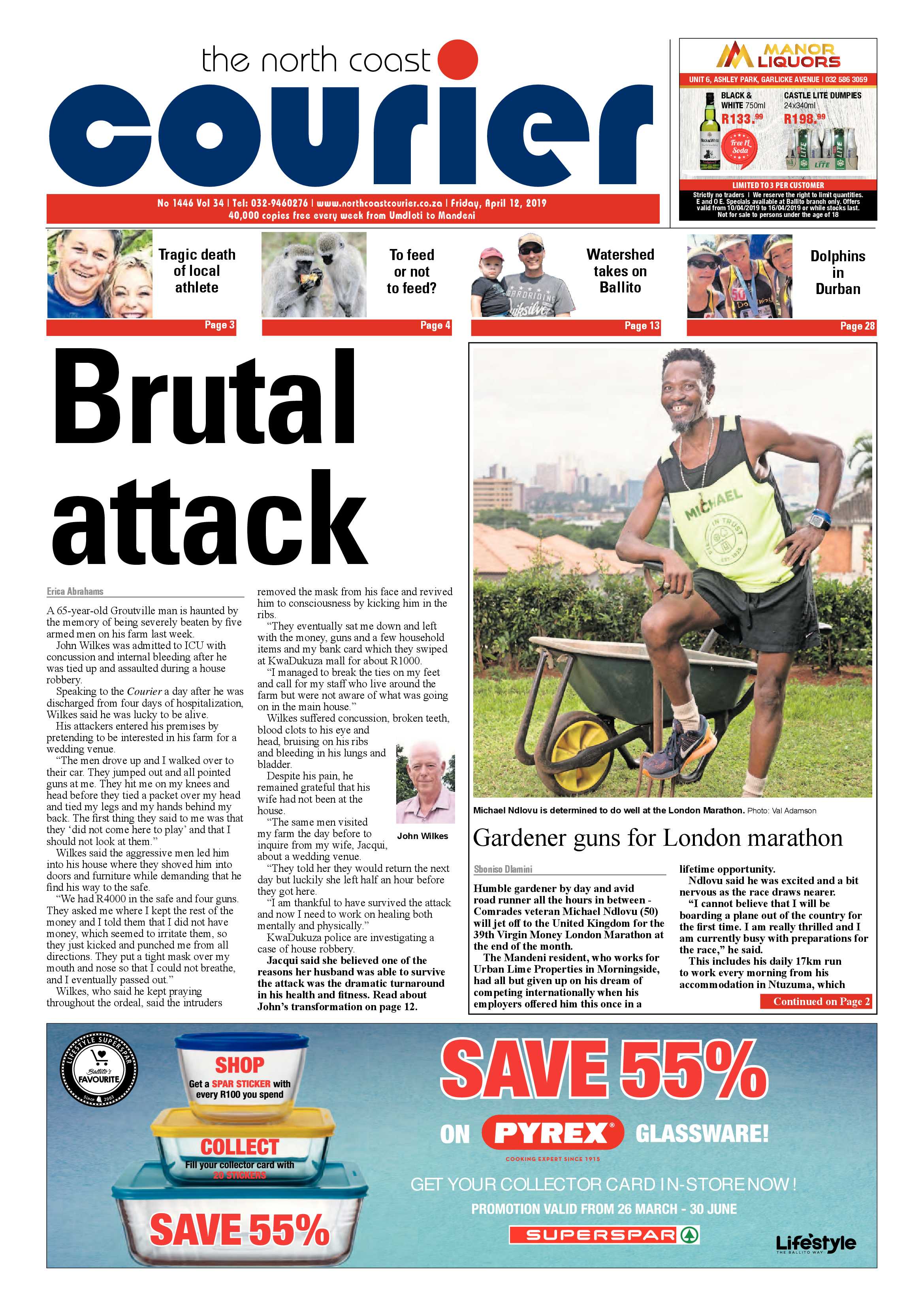 The North Coast Courier – 12 April 2019 page 1