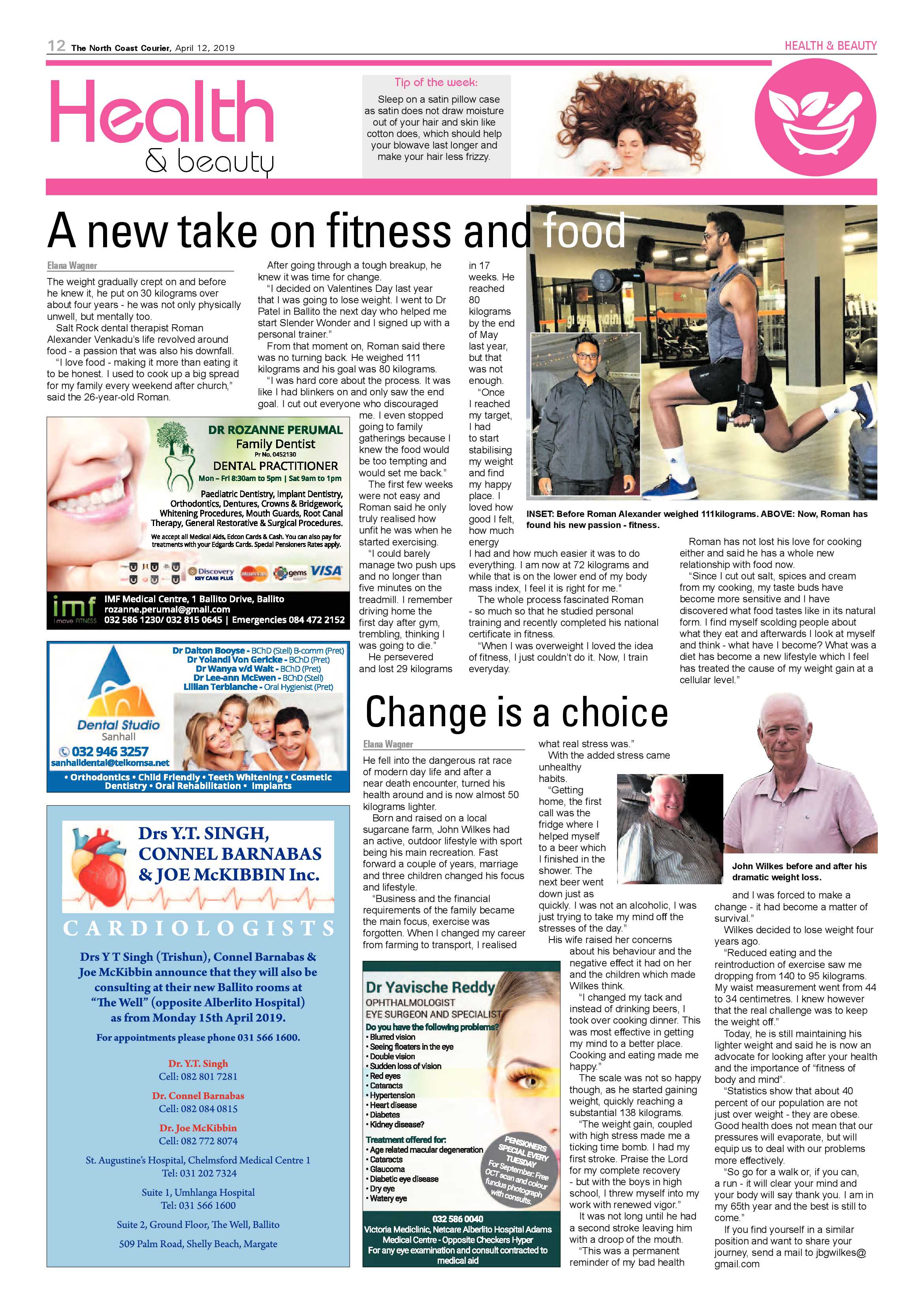 The North Coast Courier – 12 April 2019 page 12