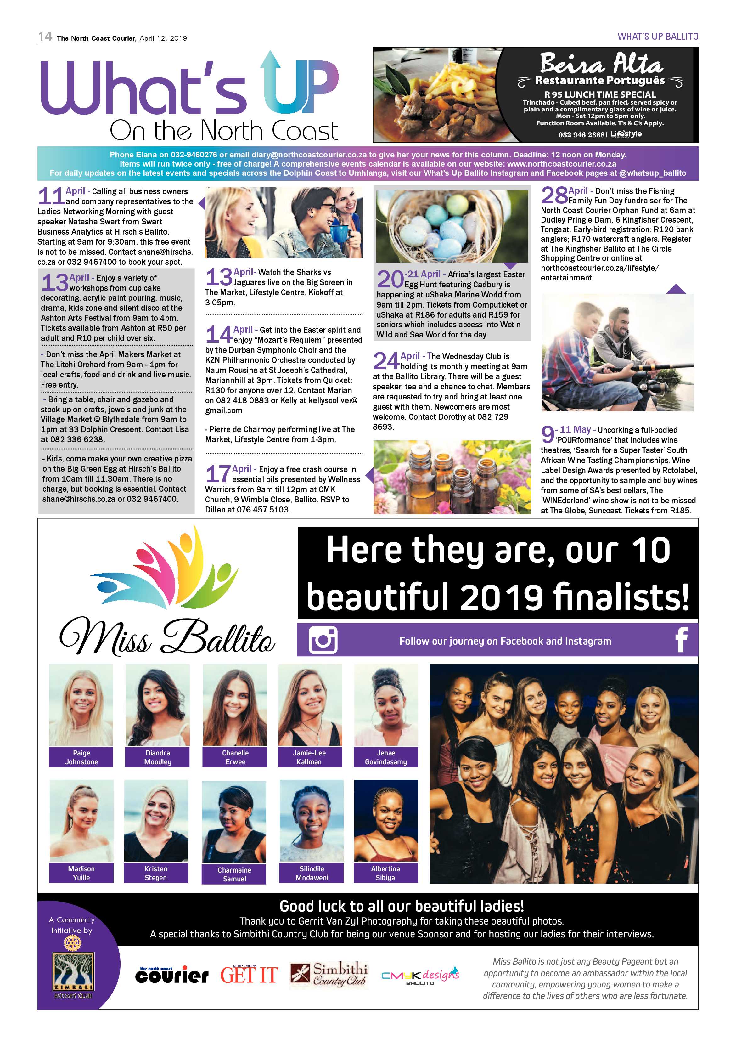 The North Coast Courier – 12 April 2019 page 14