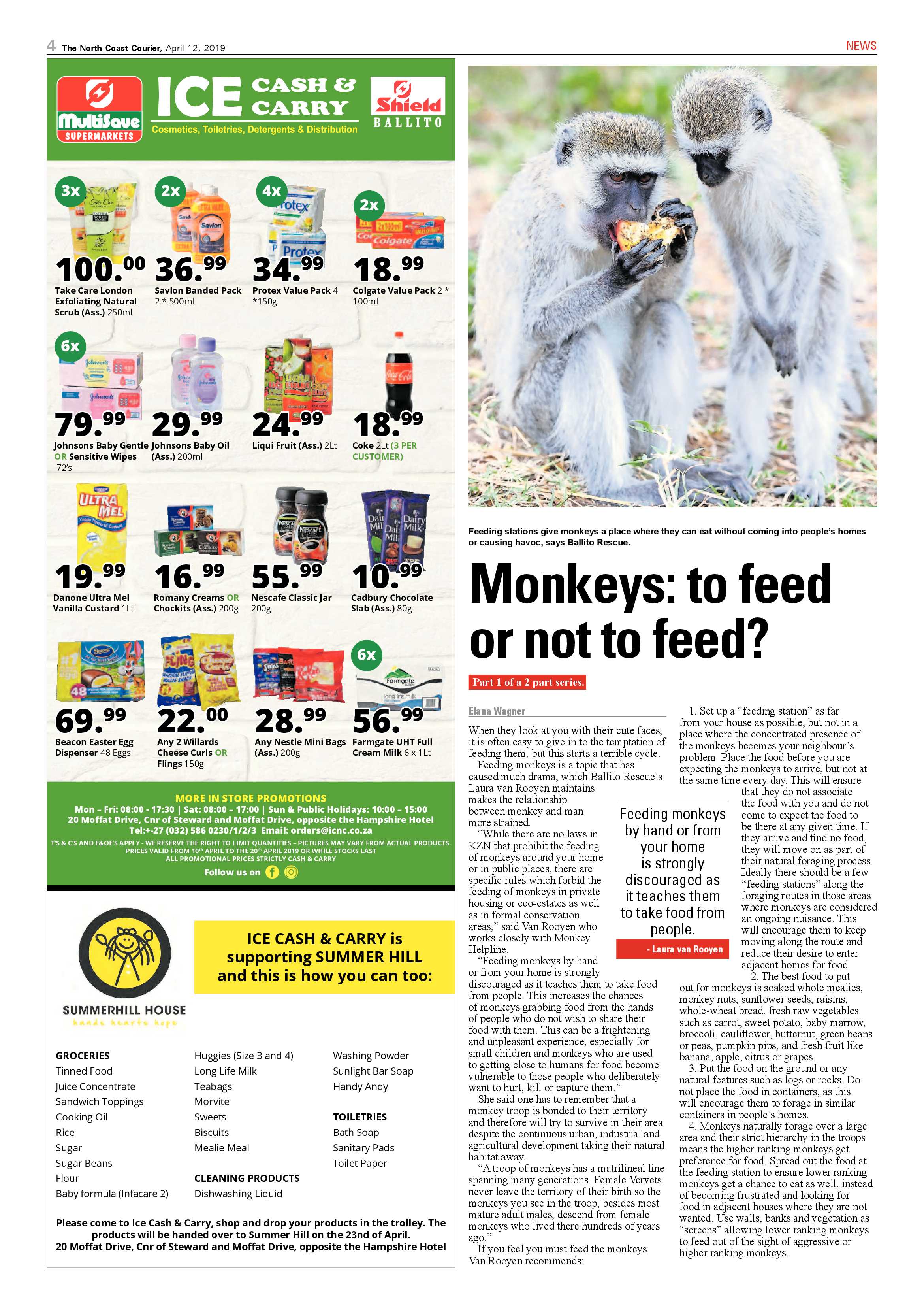 The North Coast Courier – 12 April 2019 page 4