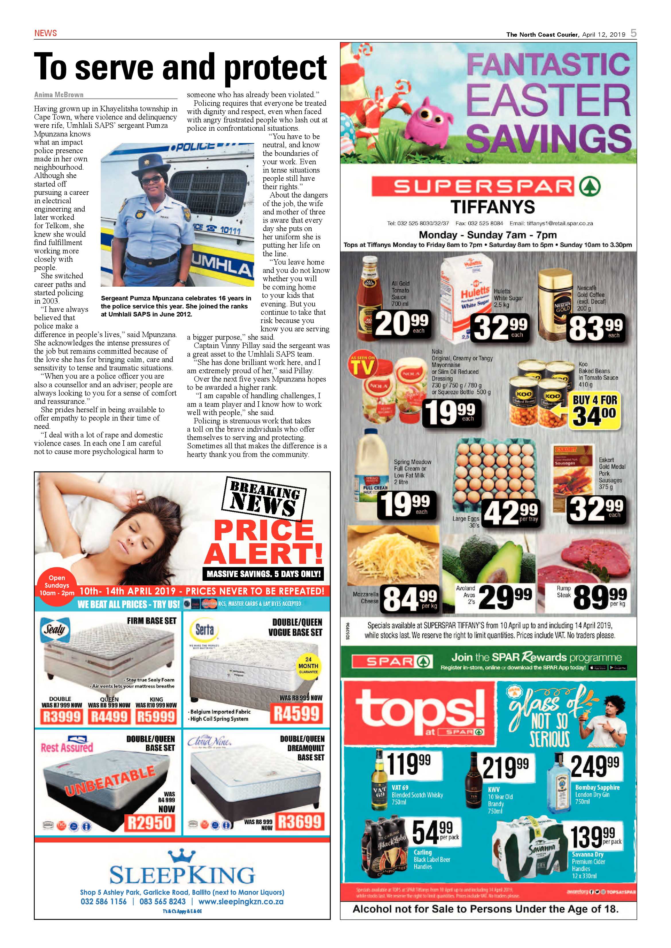 The North Coast Courier – 12 April 2019 page 5