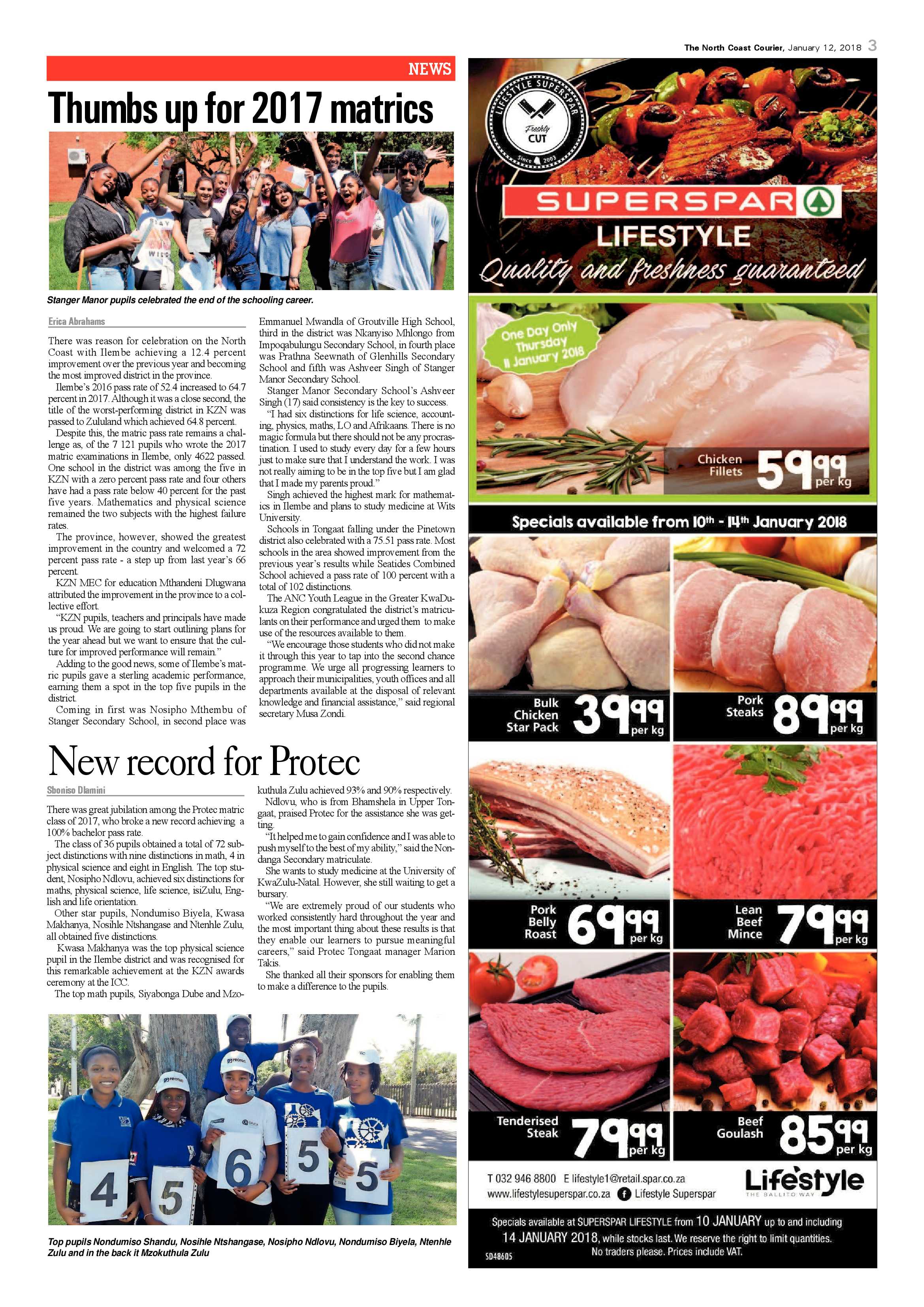 The North Coast Courier – 12 January 2018 page 3