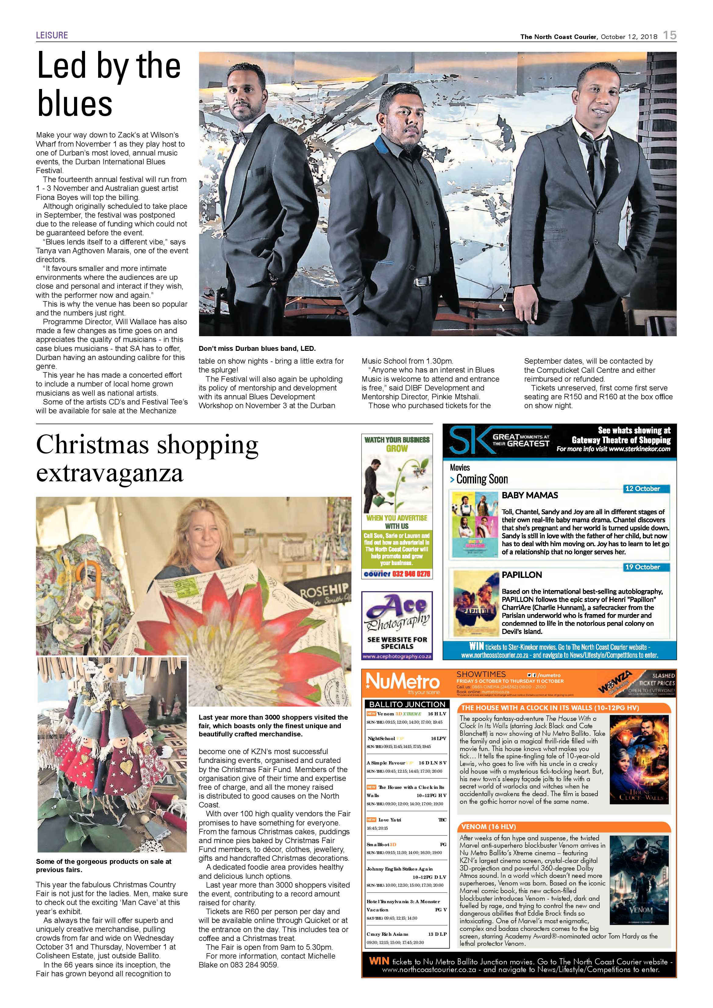 The North Coast Courier – 12 October 2018 page 15
