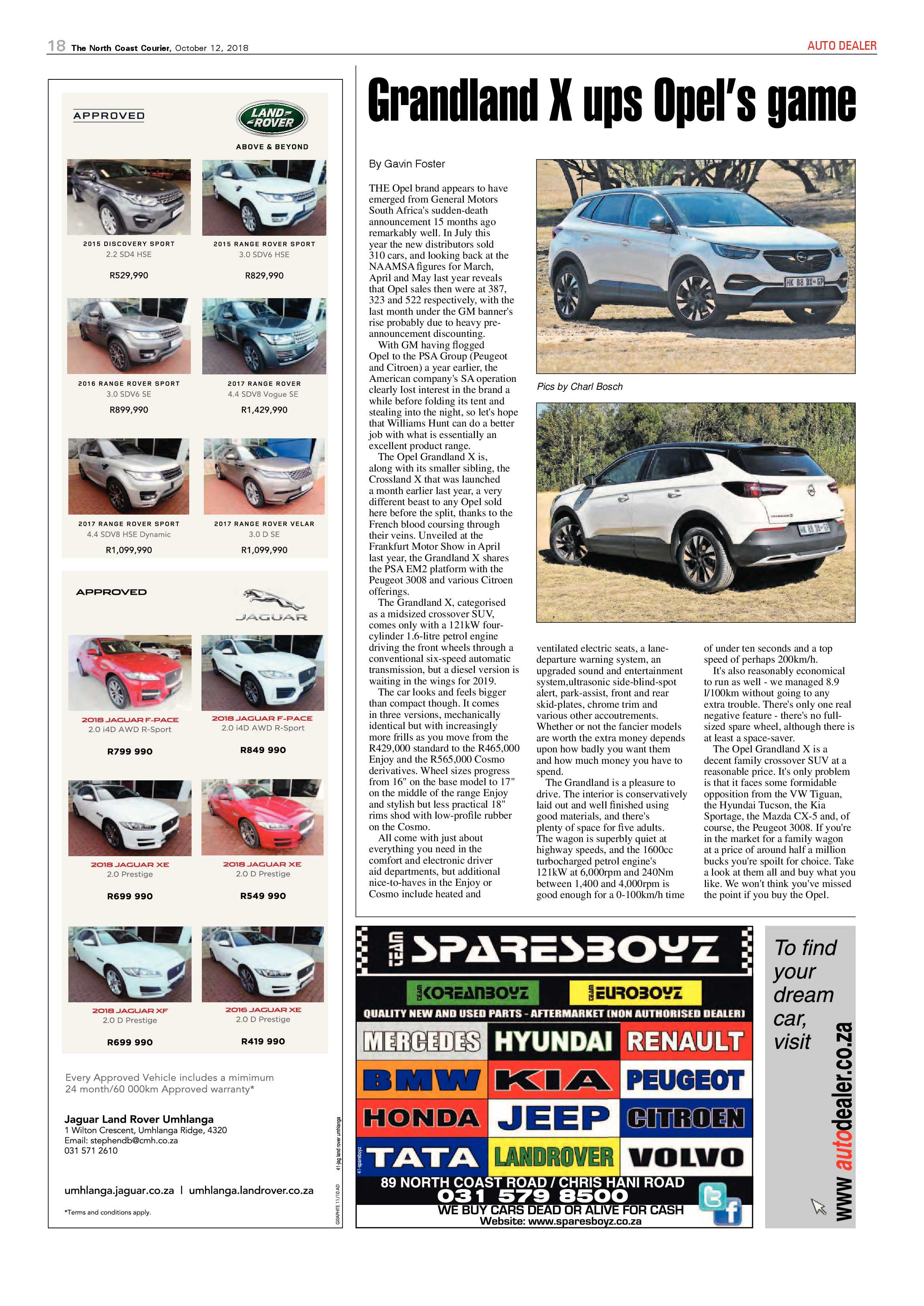 The North Coast Courier – 12 October 2018 page 18