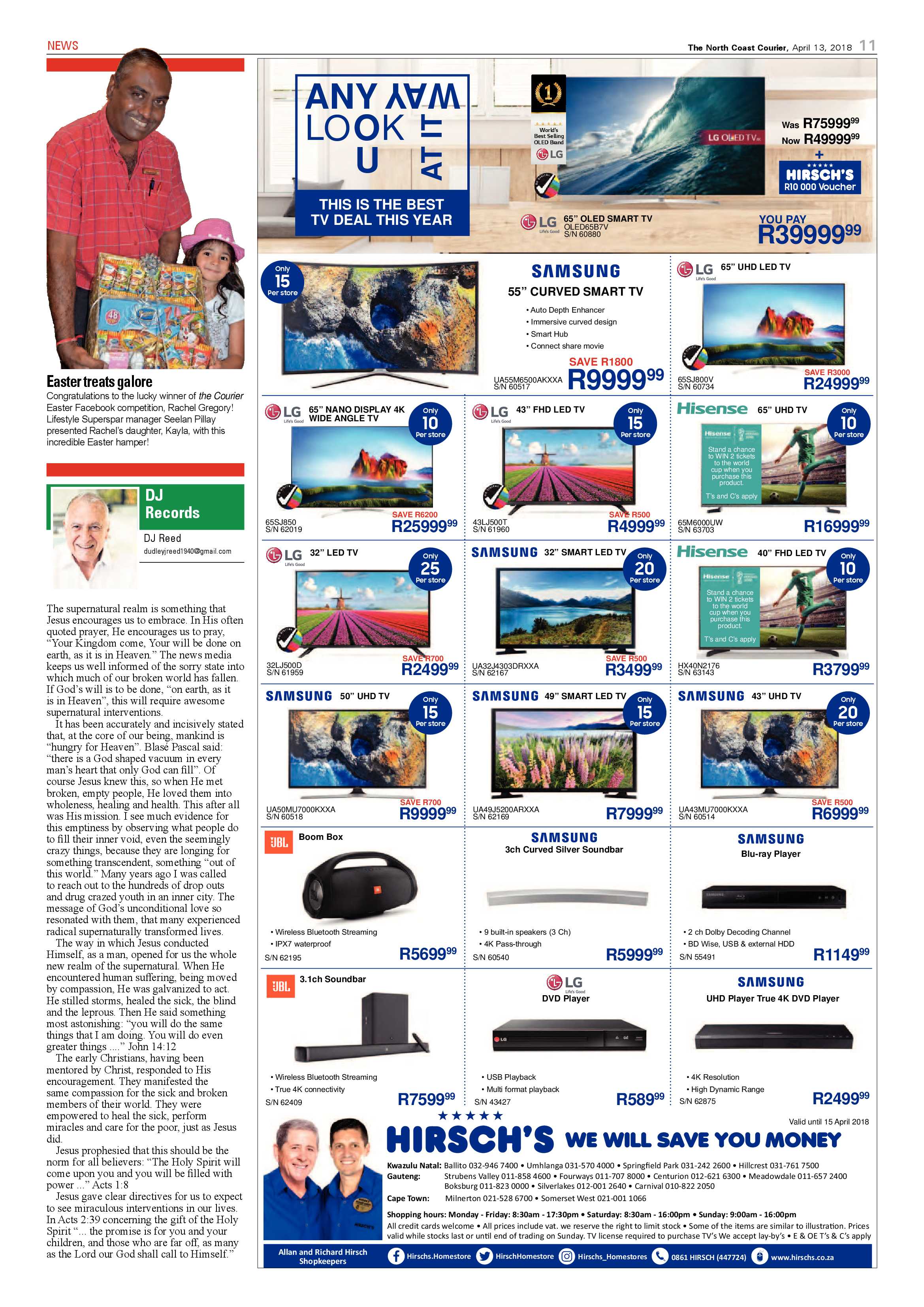 The North Coast Courier – 13 April 2018 page 11