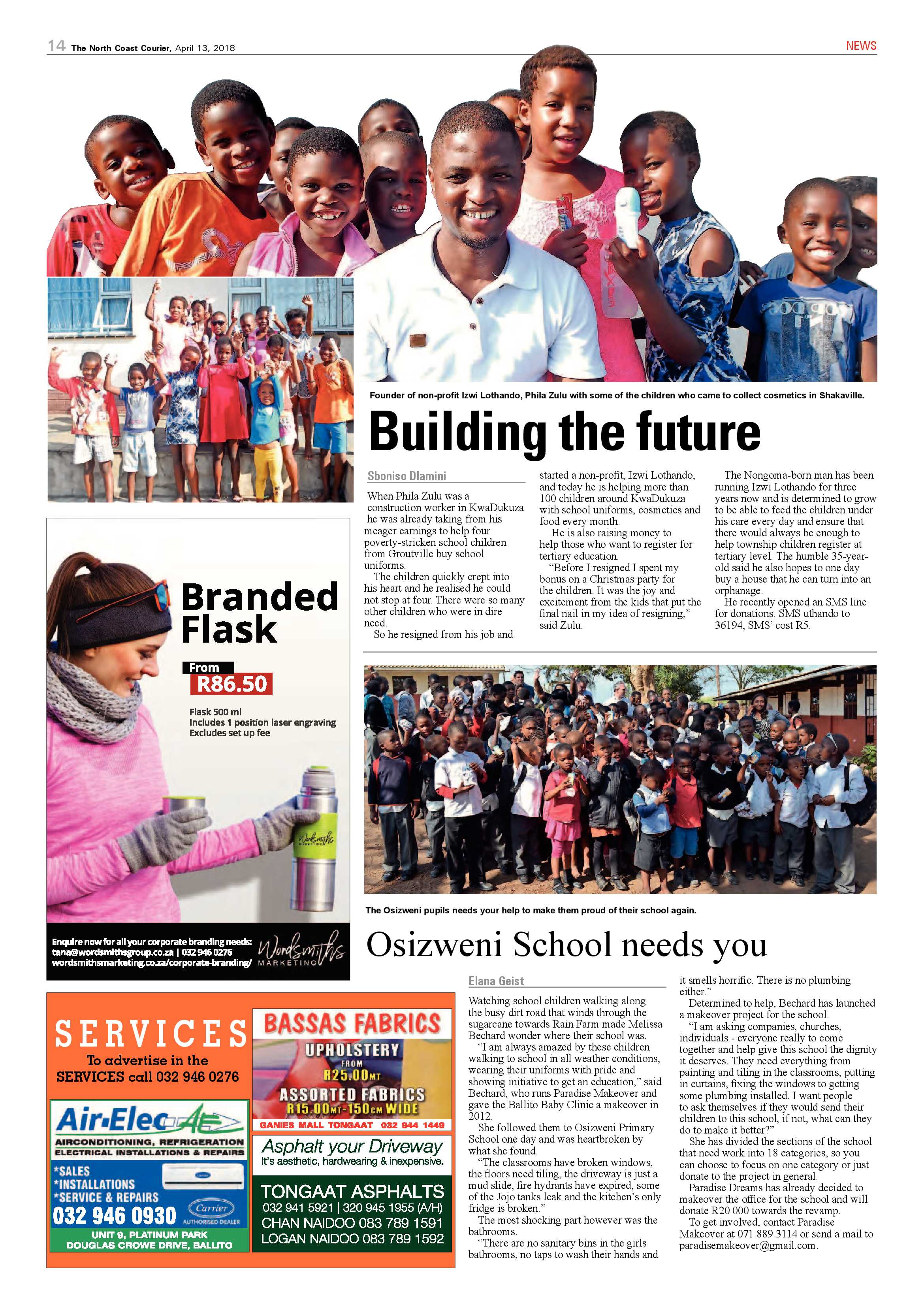 The North Coast Courier – 13 April 2018 page 14