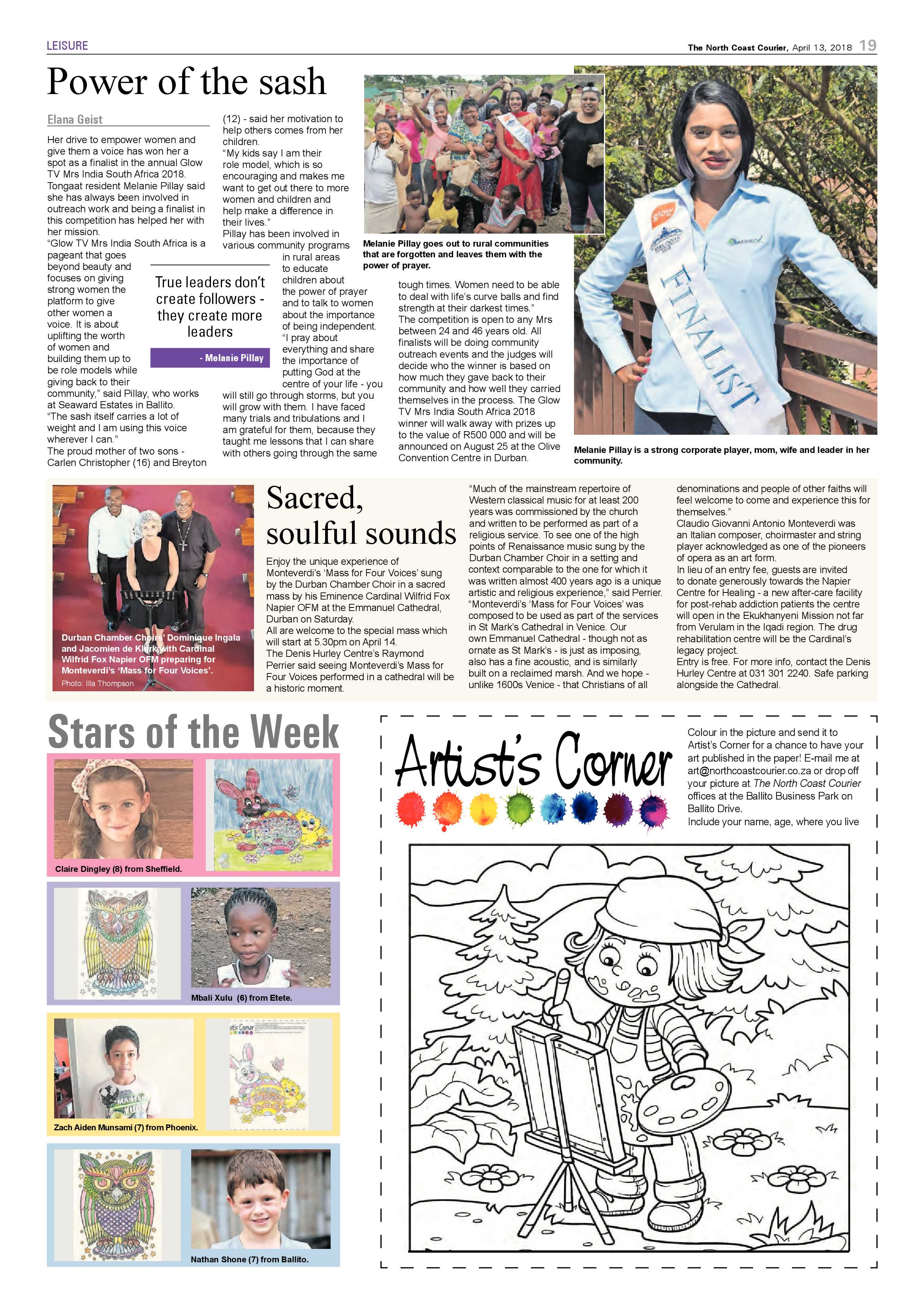 The North Coast Courier – 13 April 2018 page 19