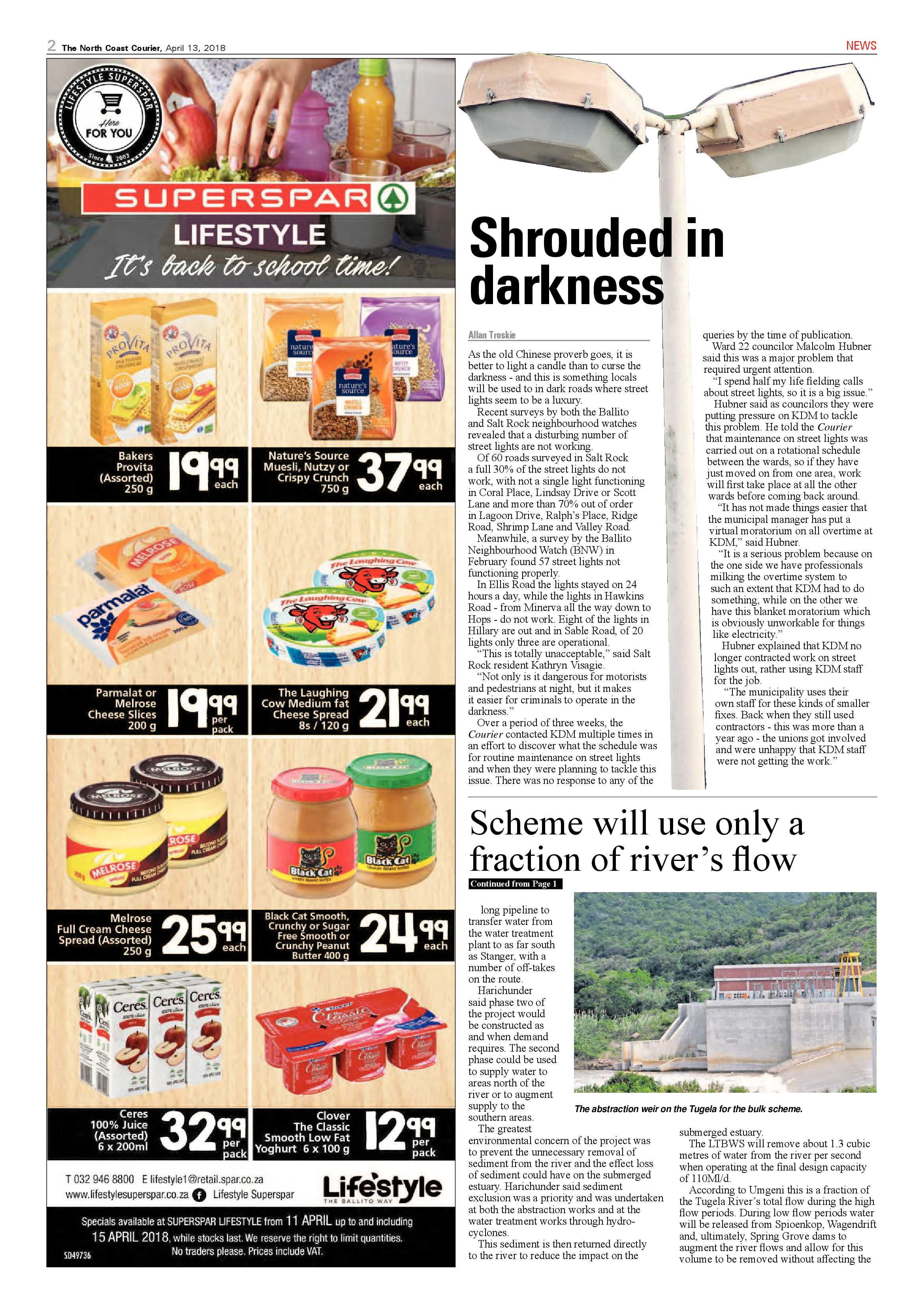 The North Coast Courier – 13 April 2018 page 2