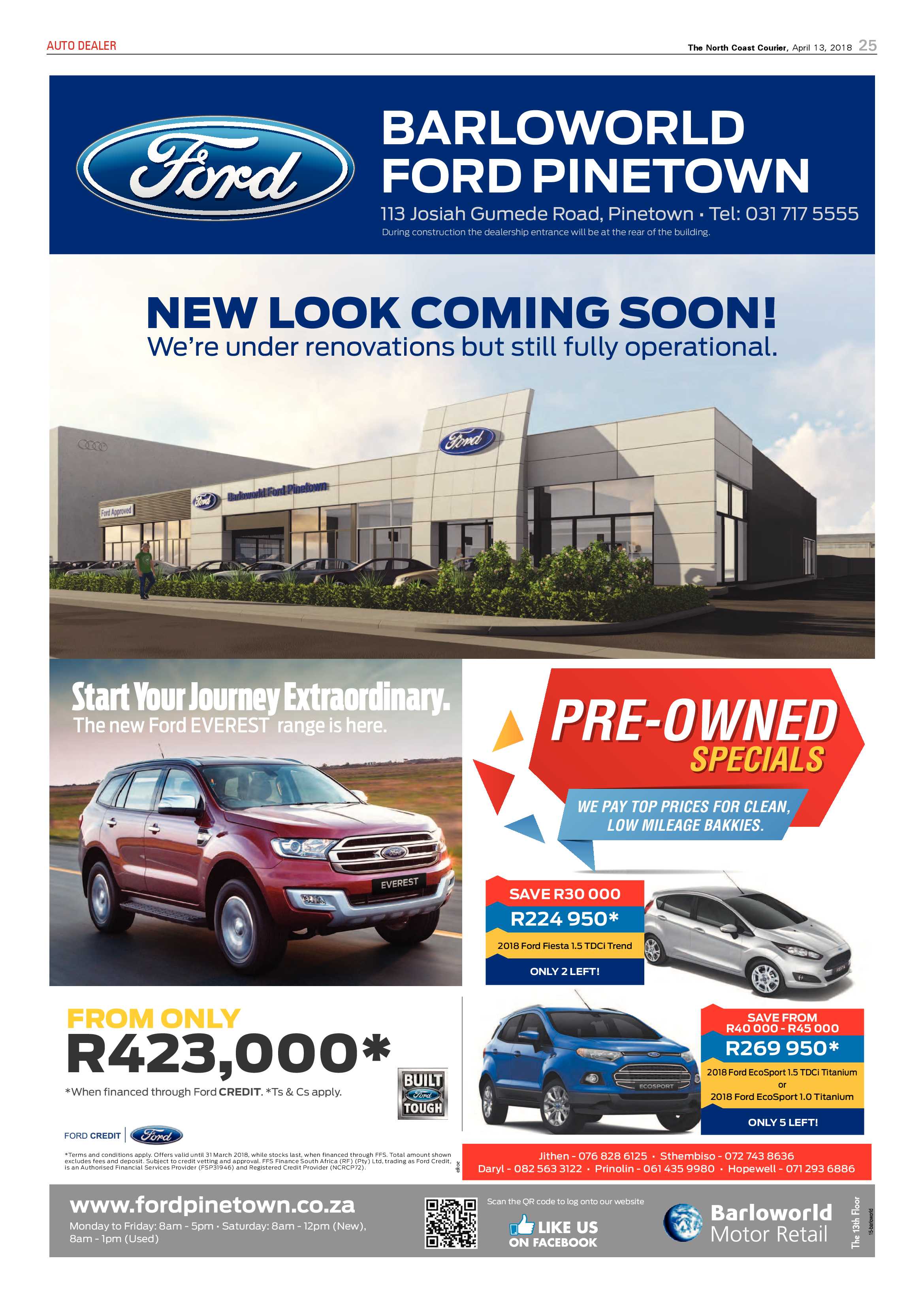 The North Coast Courier – 13 April 2018 page 25