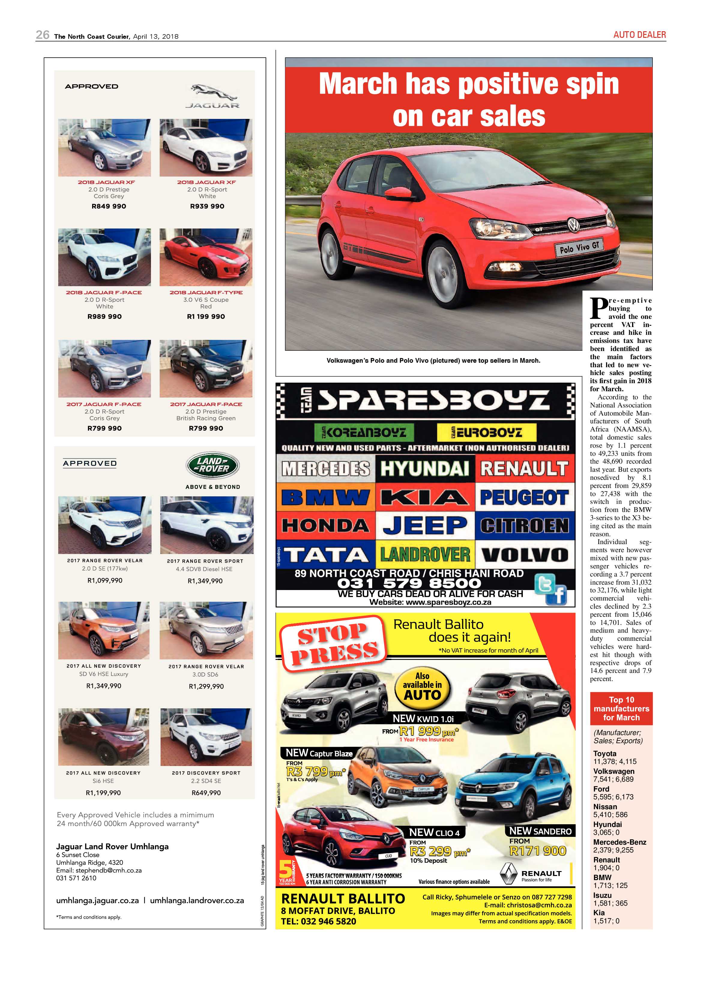 The North Coast Courier – 13 April 2018 page 26