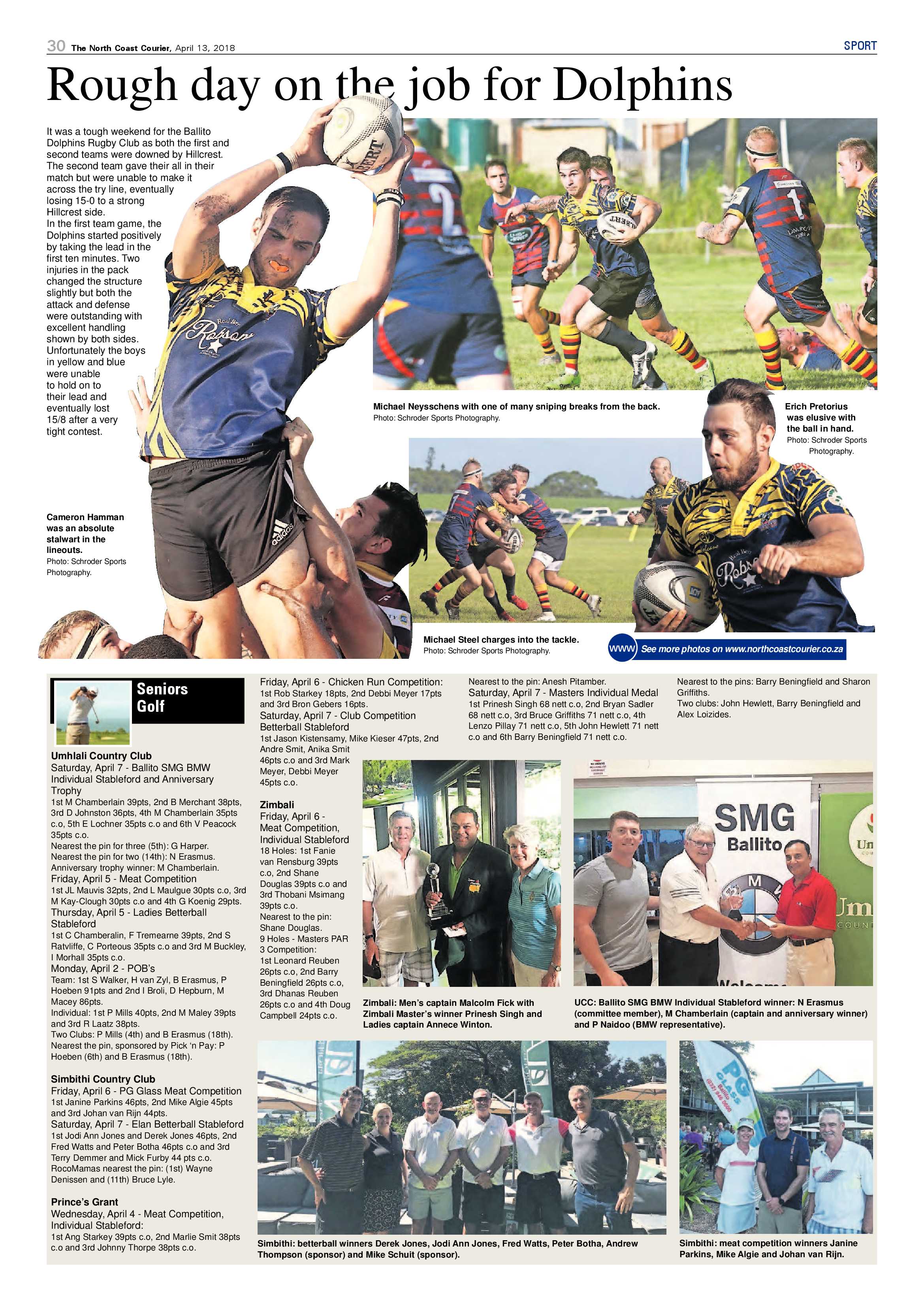 The North Coast Courier – 13 April 2018 page 30