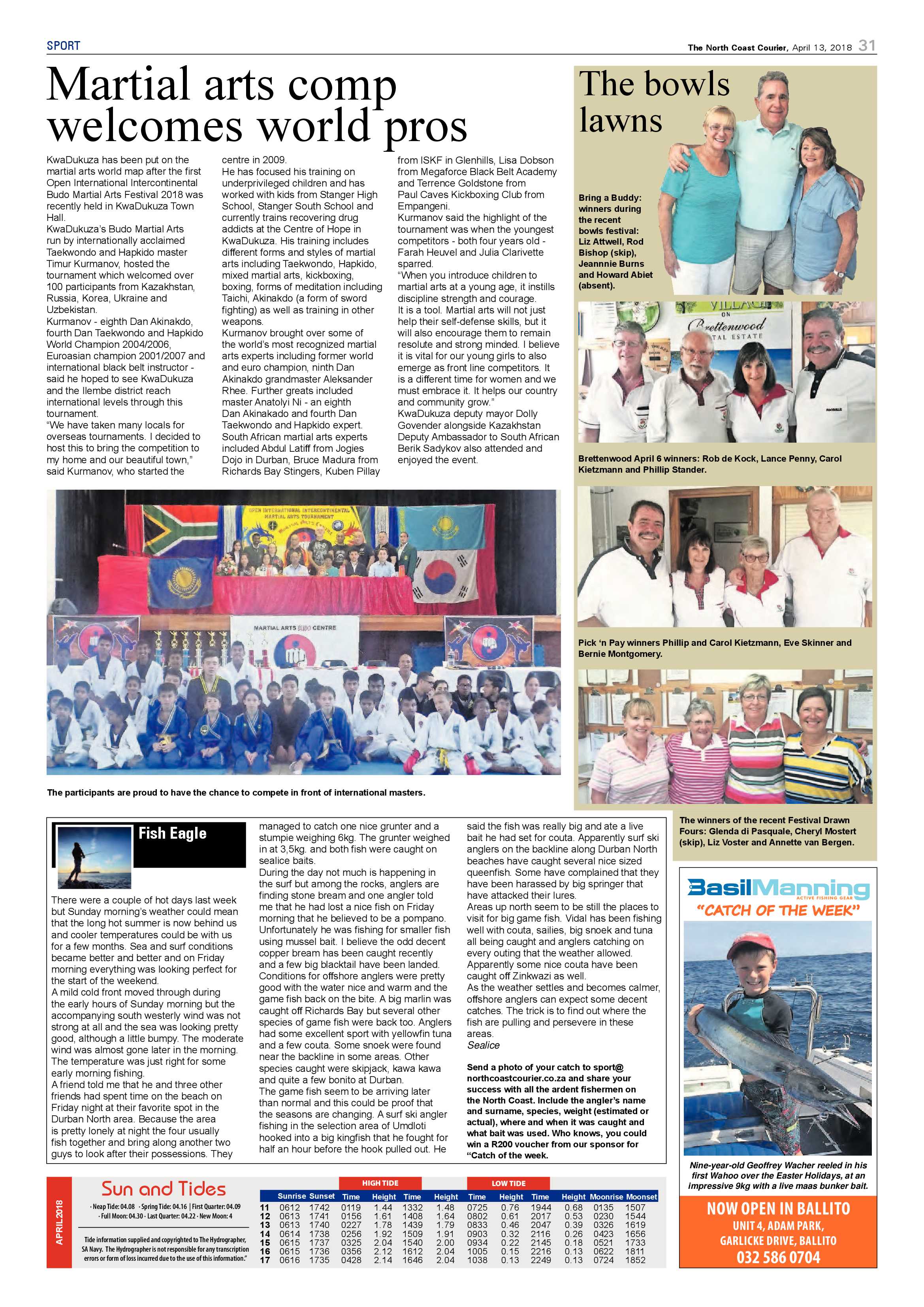 The North Coast Courier – 13 April 2018 page 31