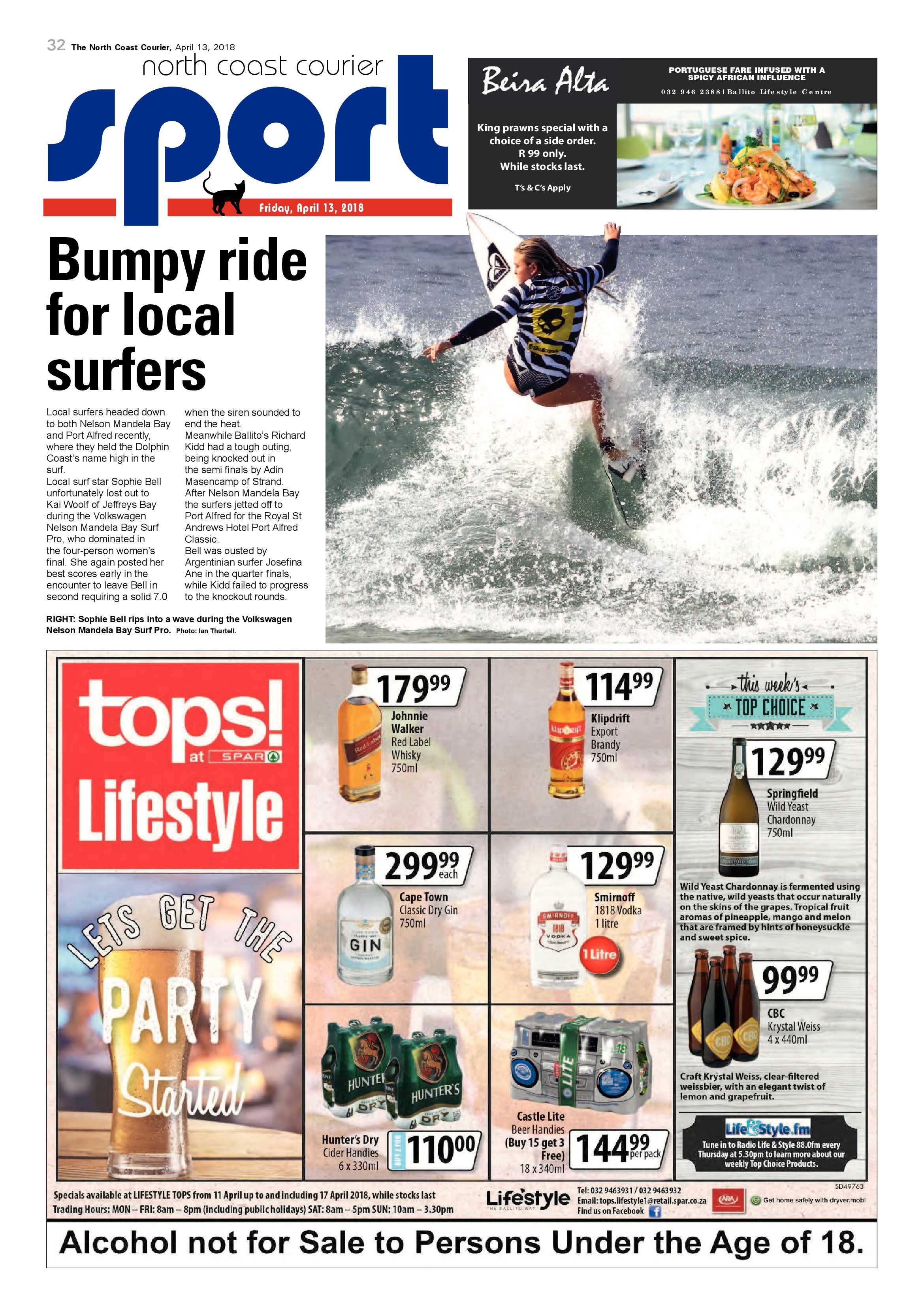 The North Coast Courier – 13 April 2018 page 32