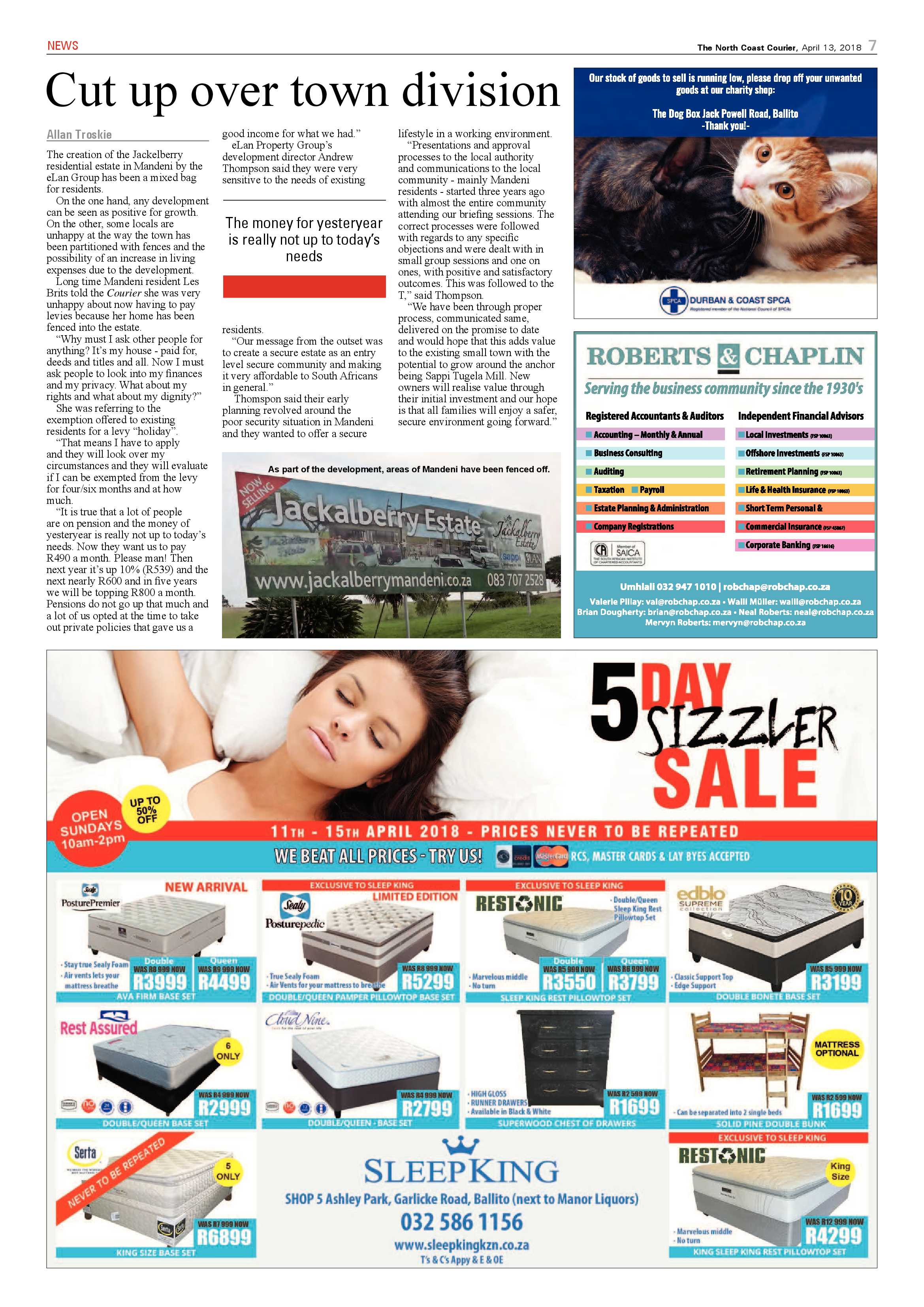 The North Coast Courier – 13 April 2018 page 7