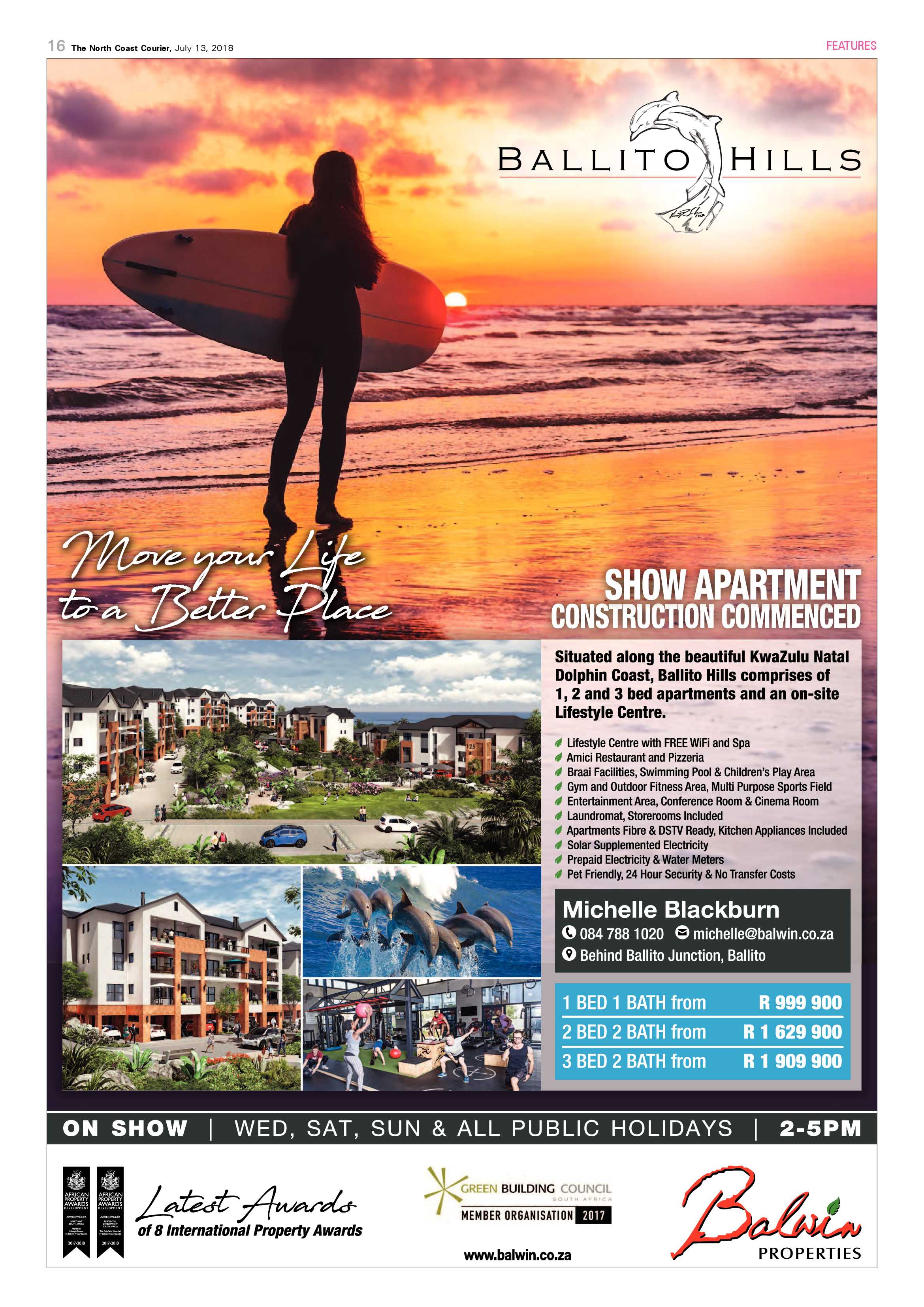 The North Coast Courier – 13 July 2018 page 16