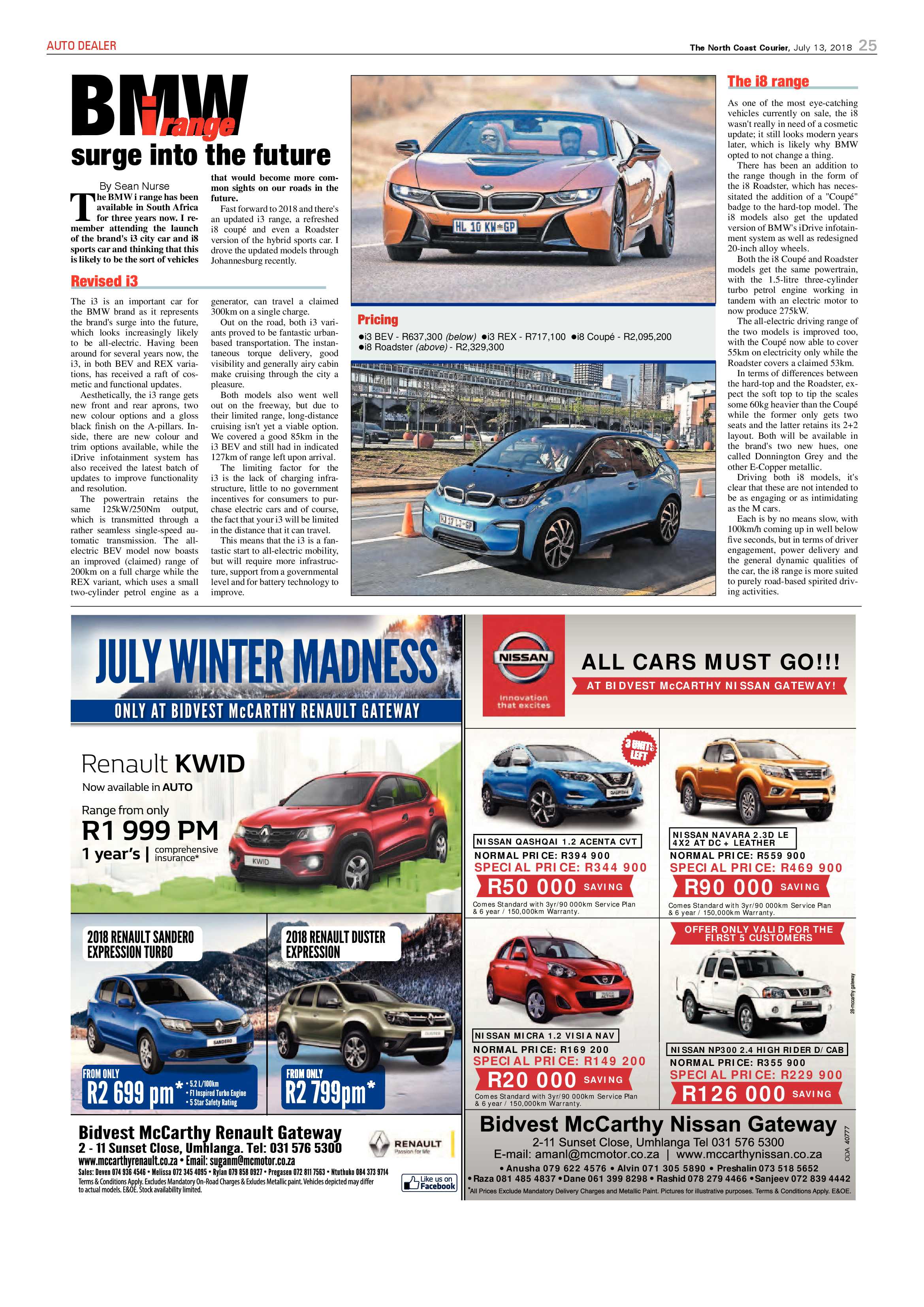 The North Coast Courier – 13 July 2018 page 25