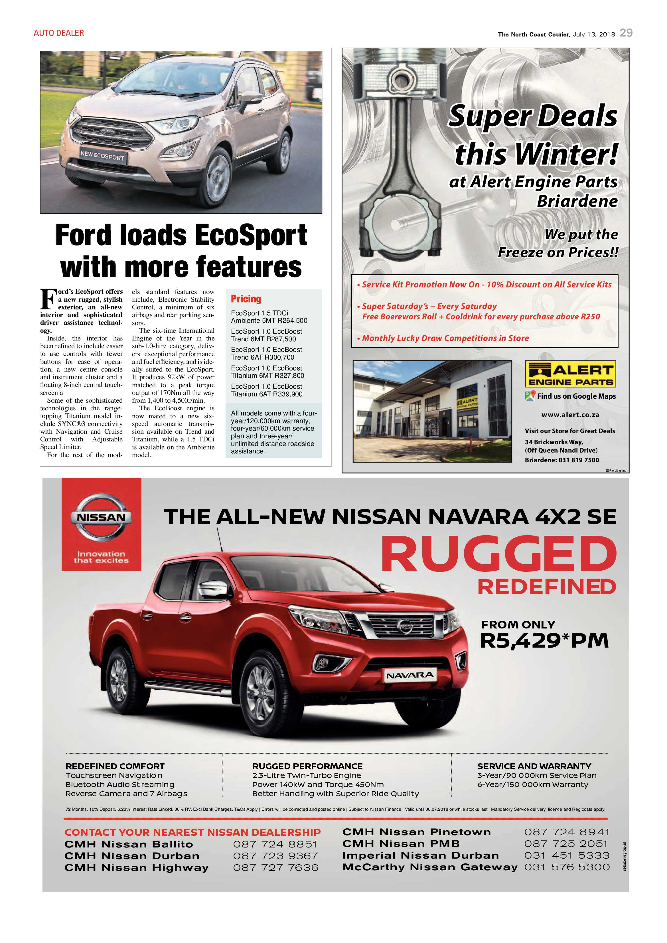 The North Coast Courier – 13 July 2018 page 29