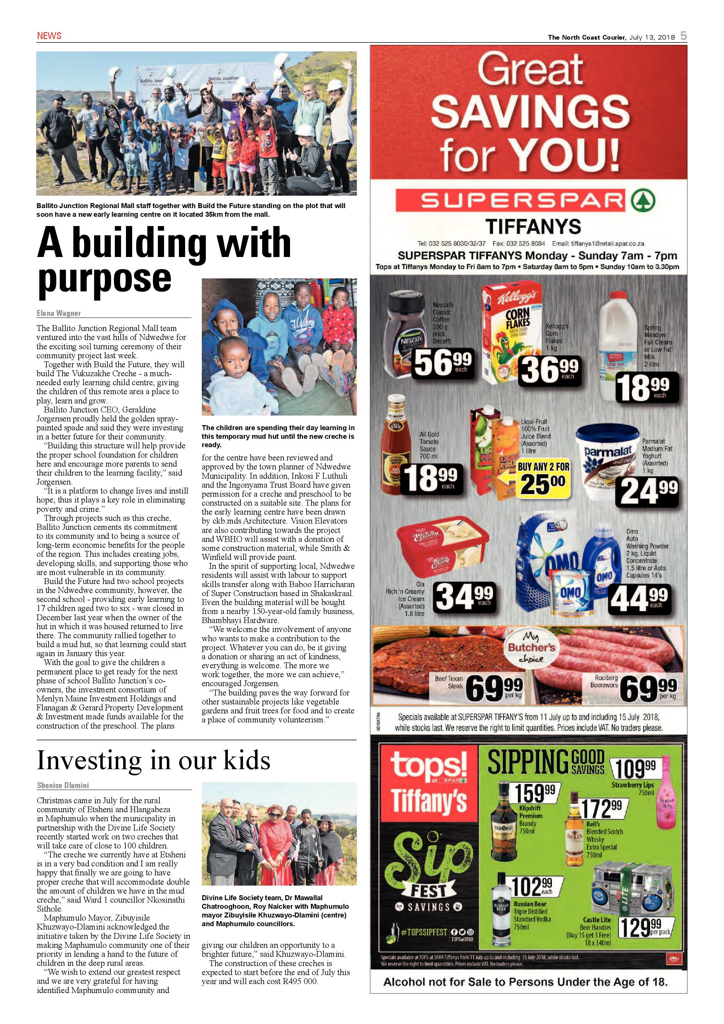 The North Coast Courier – 13 July 2018 page 5