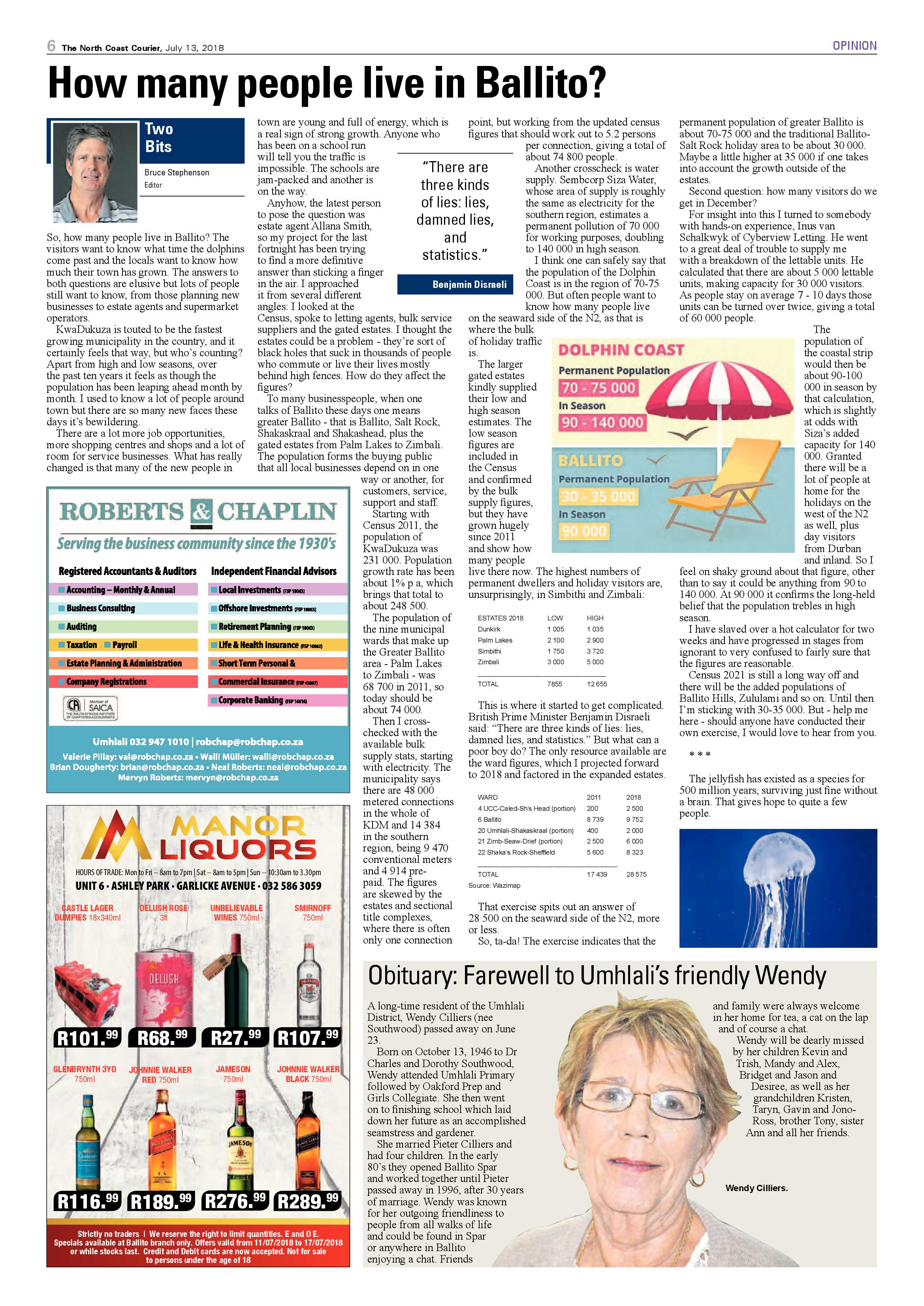 The North Coast Courier – 13 July 2018 page 6