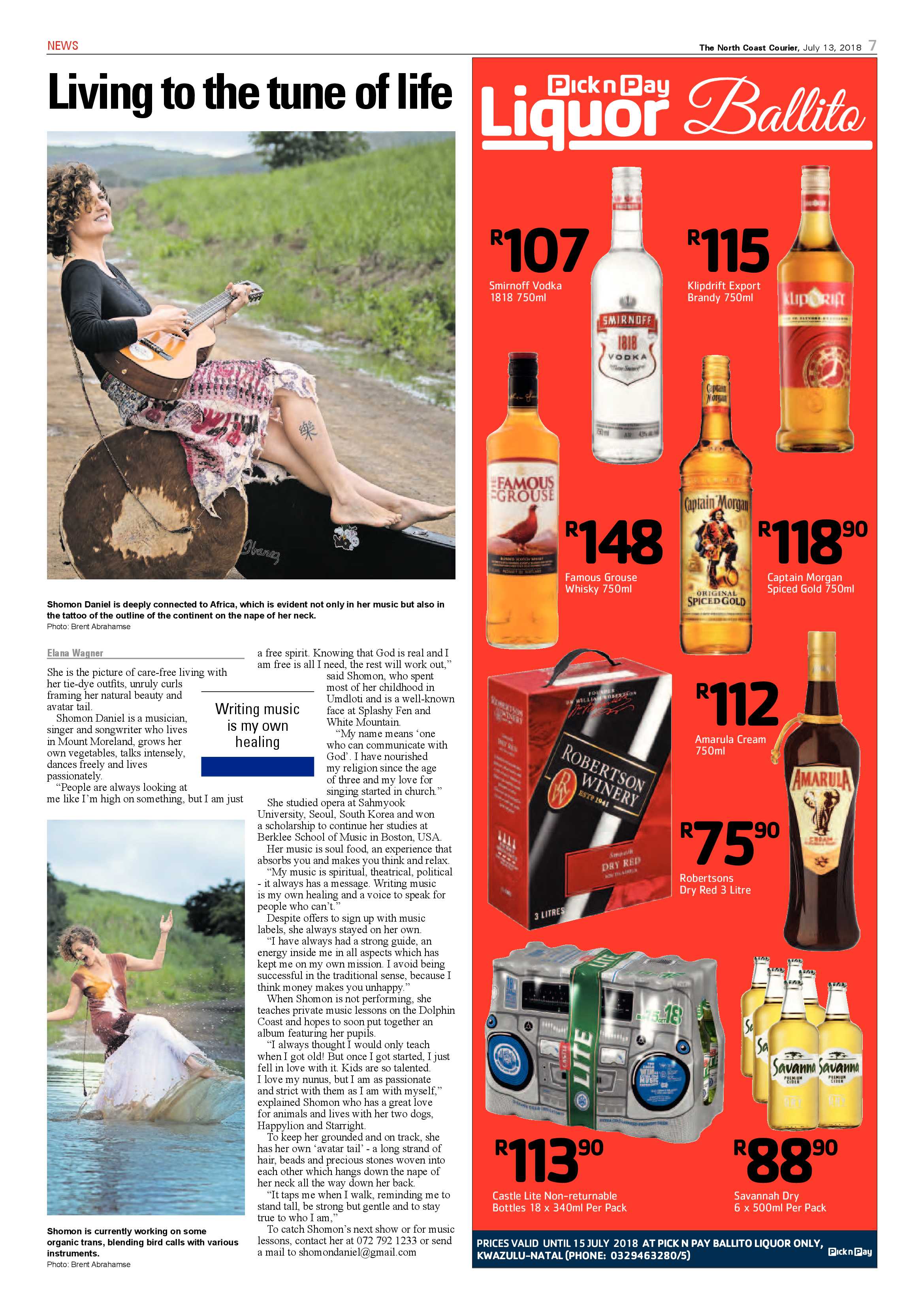 The North Coast Courier – 13 July 2018 page 7