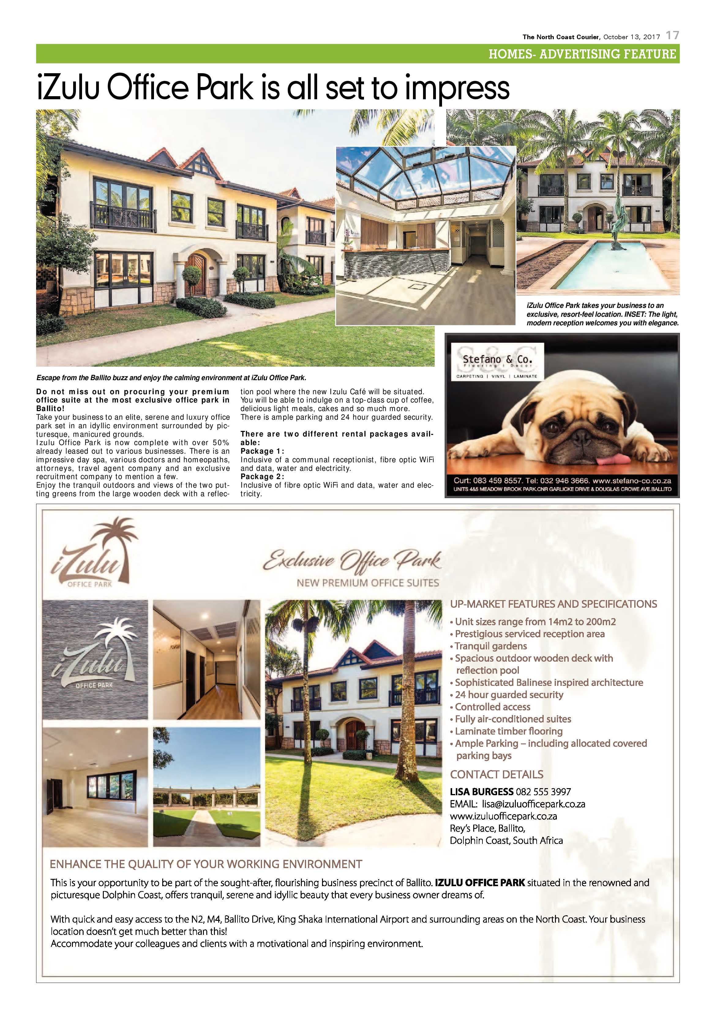 The North Coast Courier – 13 October 2017 page 17