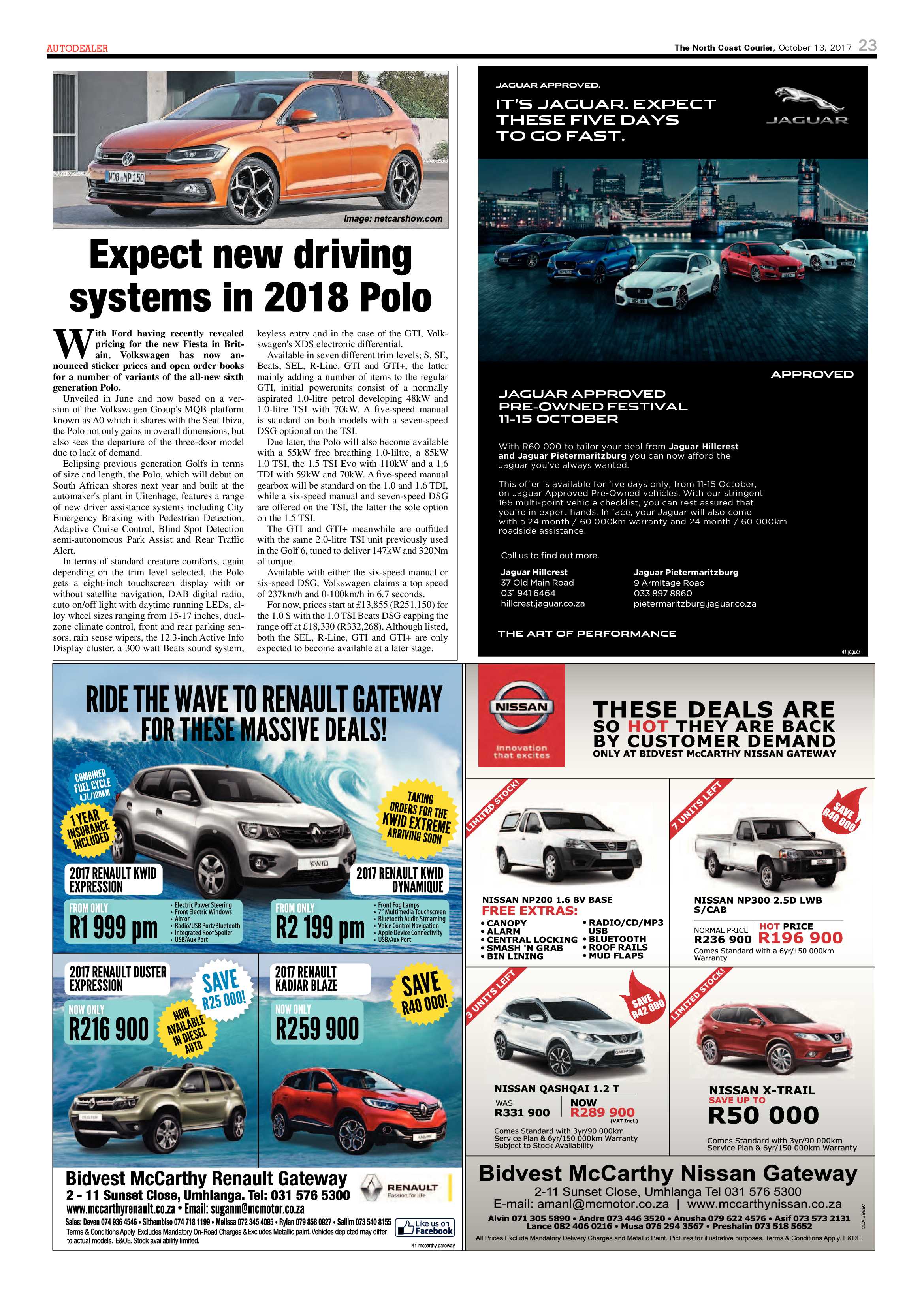The North Coast Courier – 13 October 2017 page 23