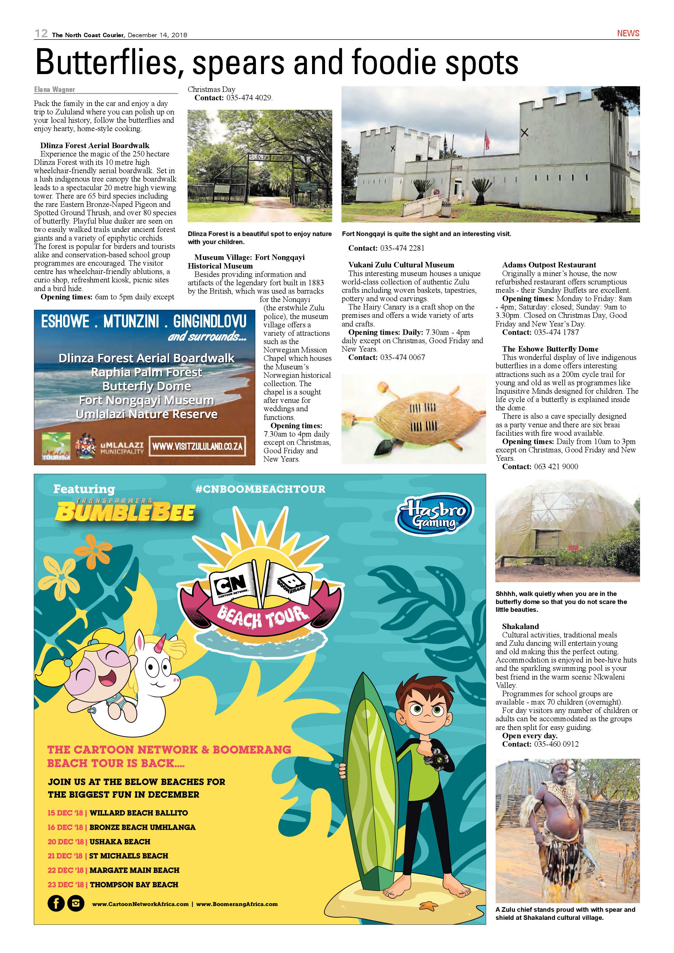 The North Coast Courier – 14 December 2018 page 12