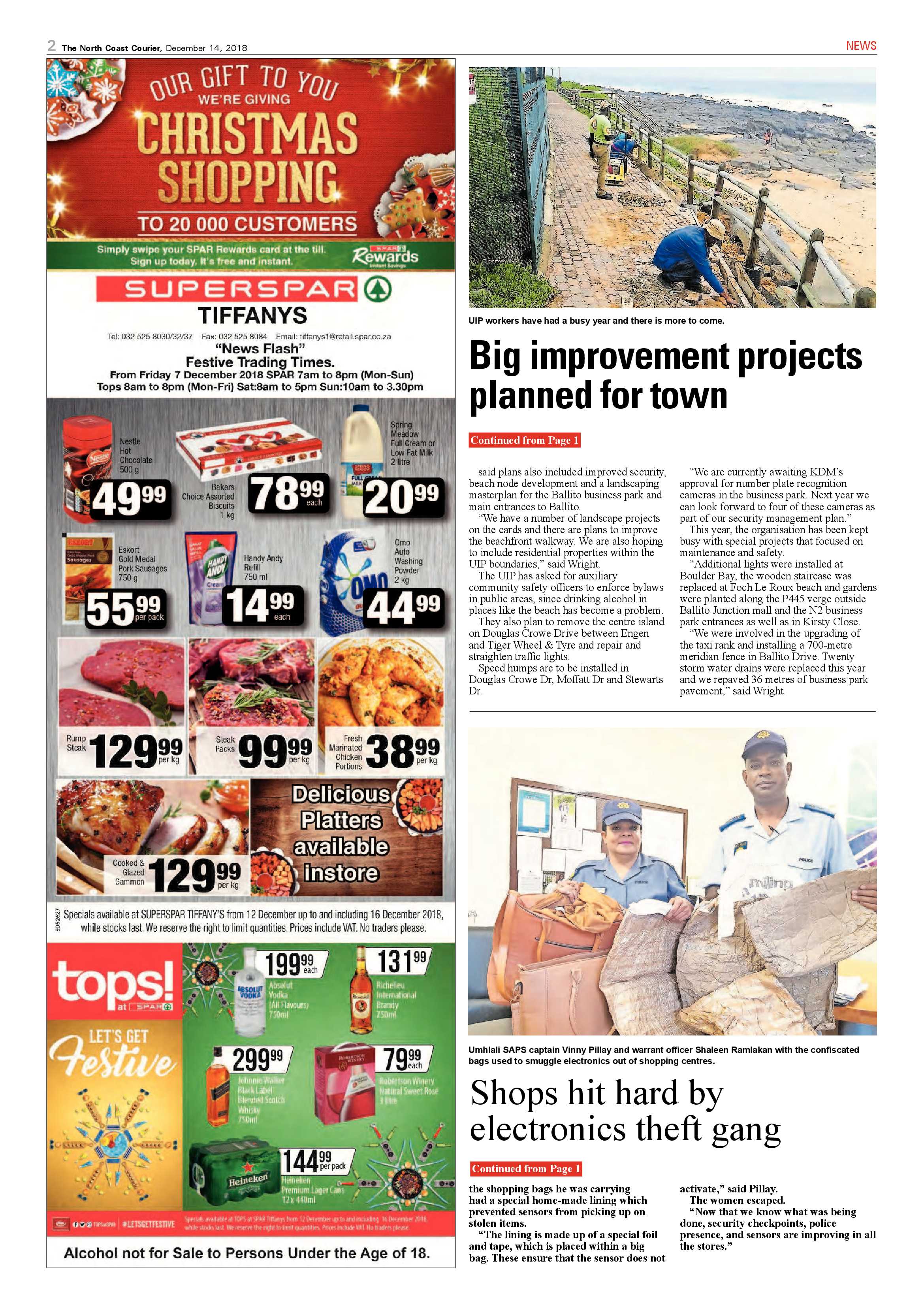 The North Coast Courier – 14 December 2018 page 2