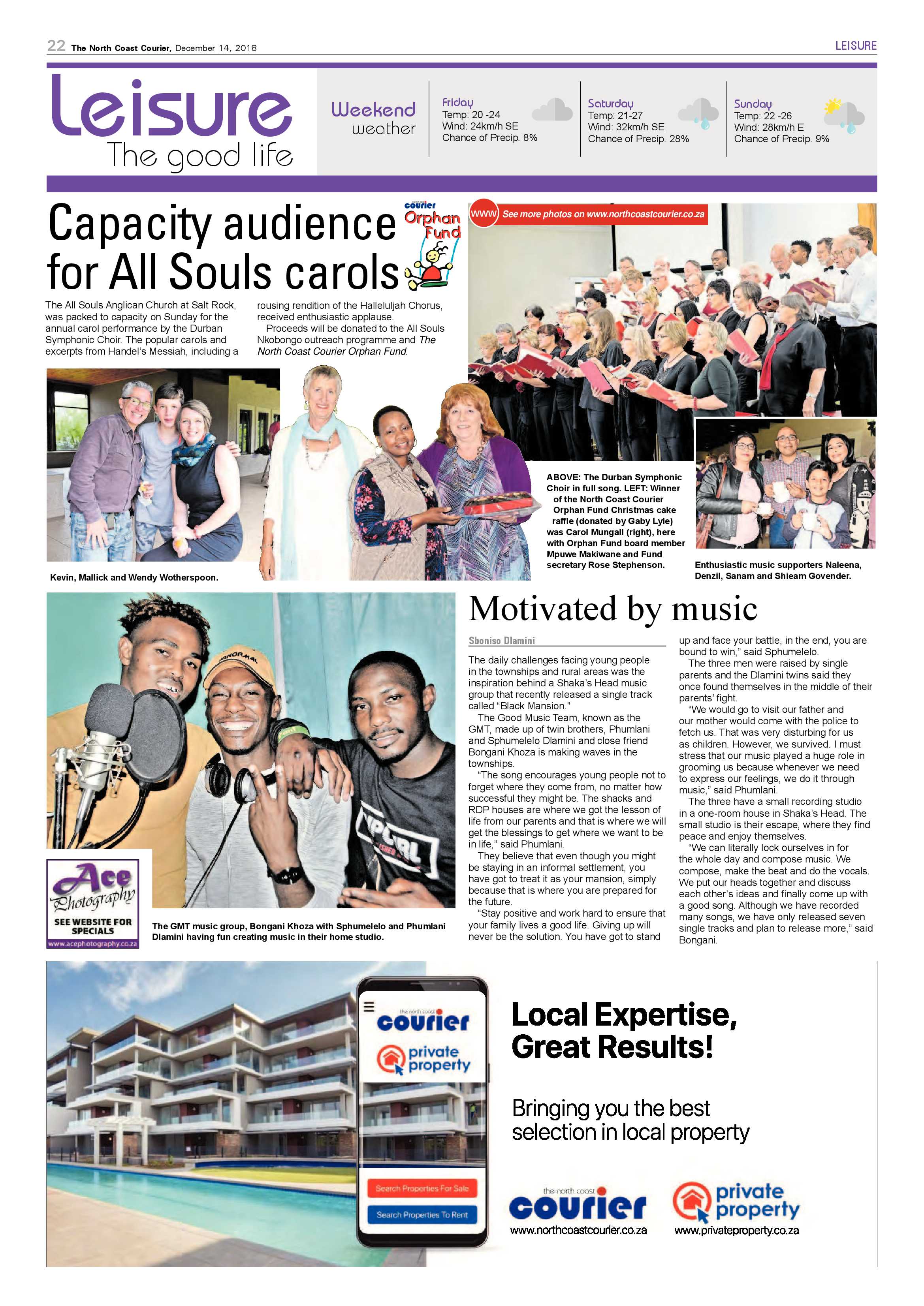 The North Coast Courier – 14 December 2018 page 22