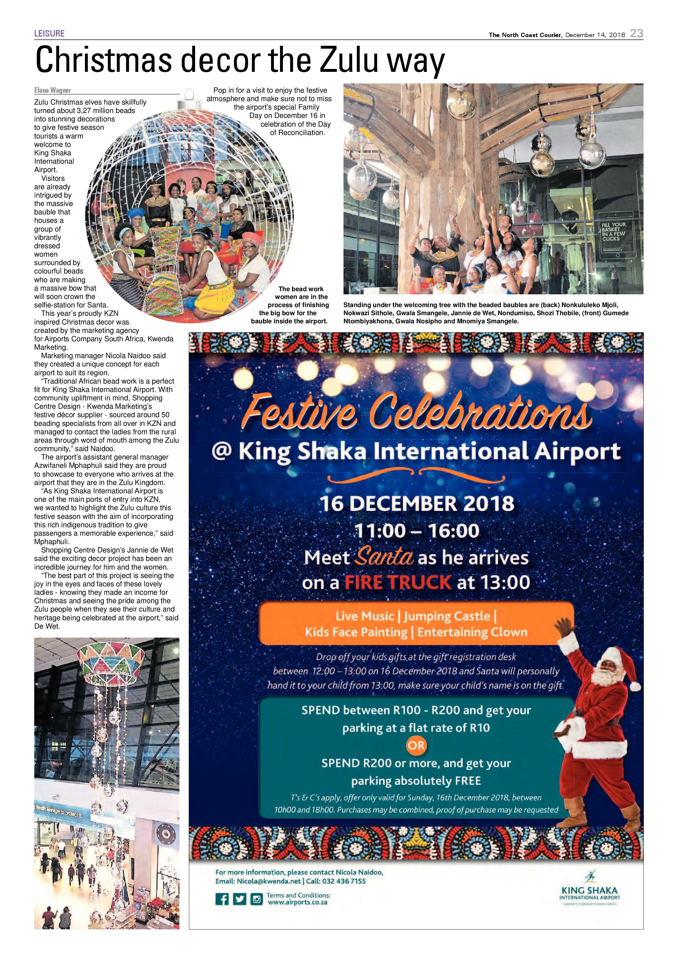 The North Coast Courier – 14 December 2018 page 23