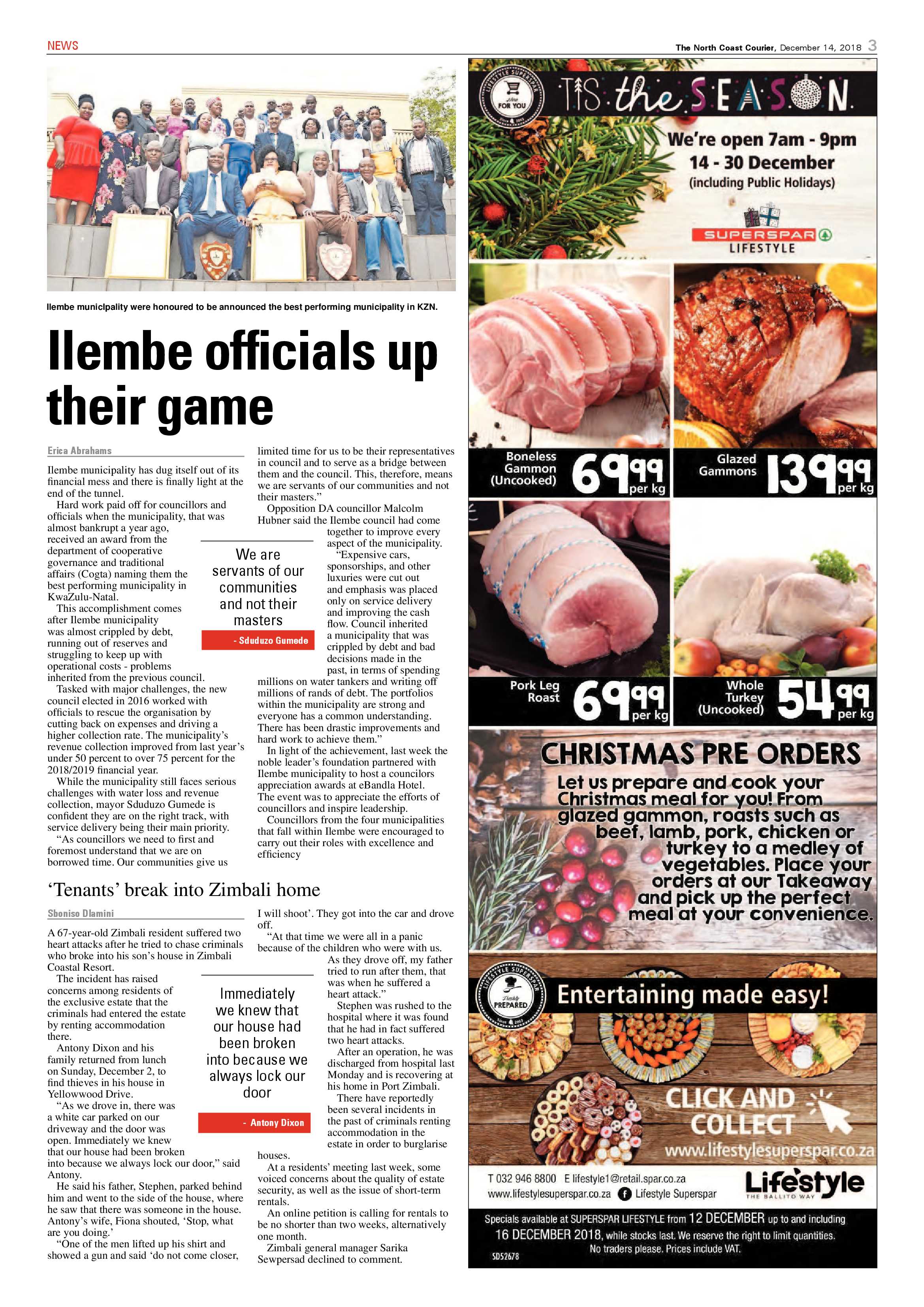The North Coast Courier – 14 December 2018 page 3